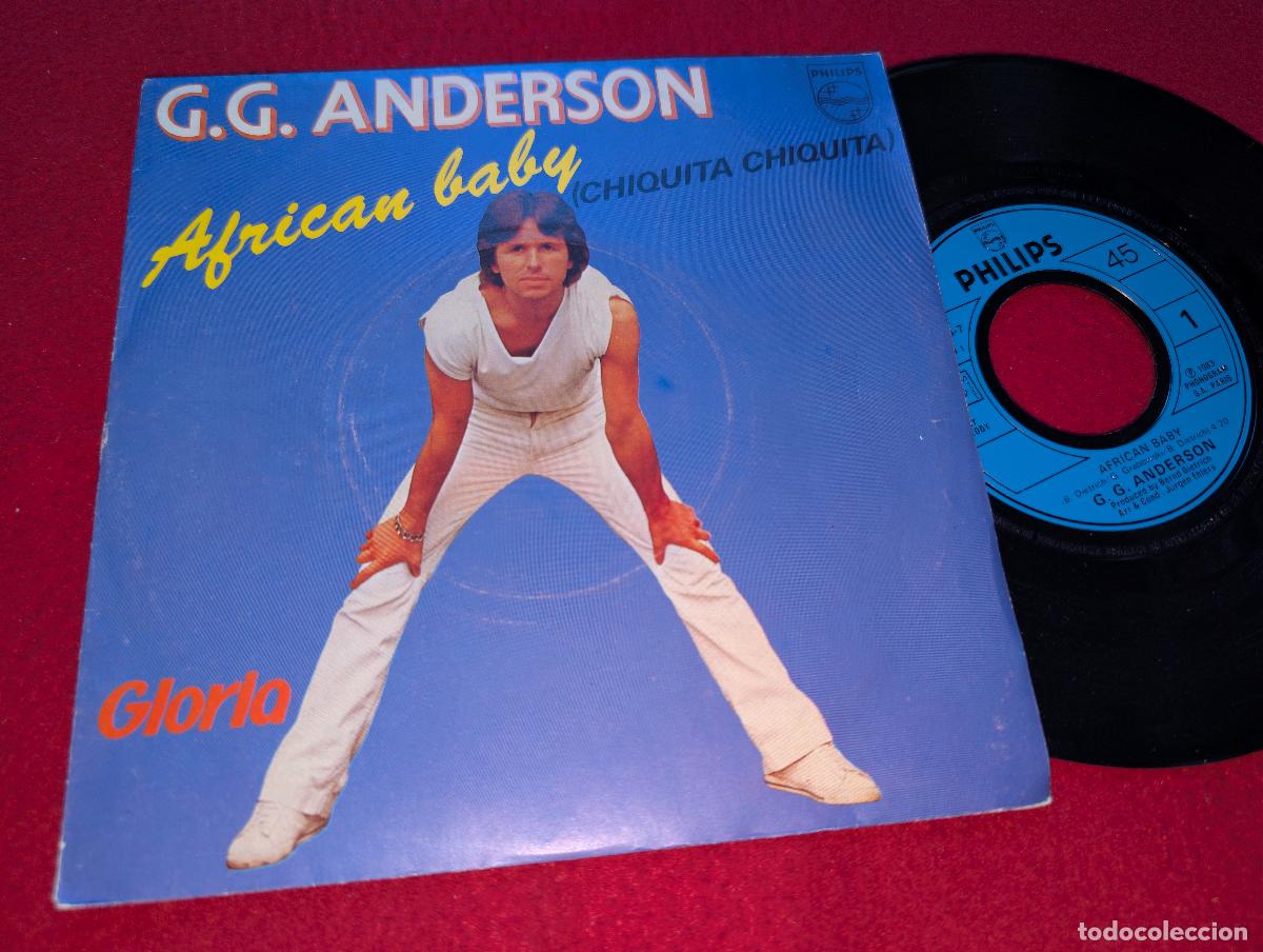 Discos de vinilo: G.G.ANDERSON African baby/Gloria 7'' SINGLE 1983 Philips FRANCE FRANCIA