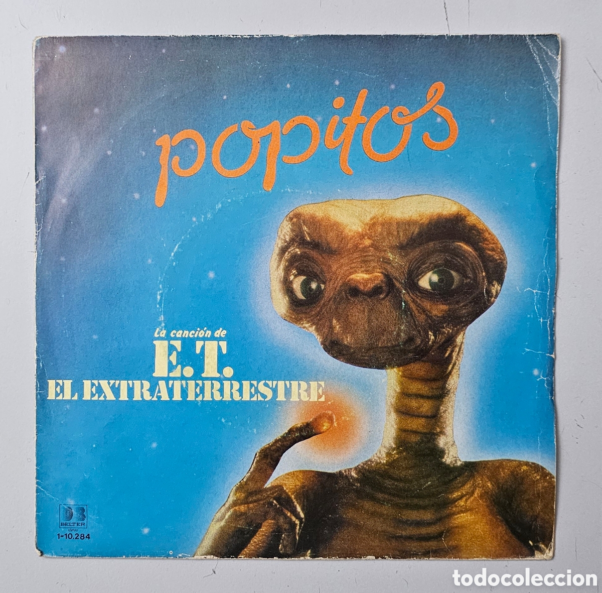 Vinyl-Schallplatten: POPITOS - La cancion de E.T. el extraterrestre/+1 (Espa&ntilde;a - Belter - 1983) ET Comecocos