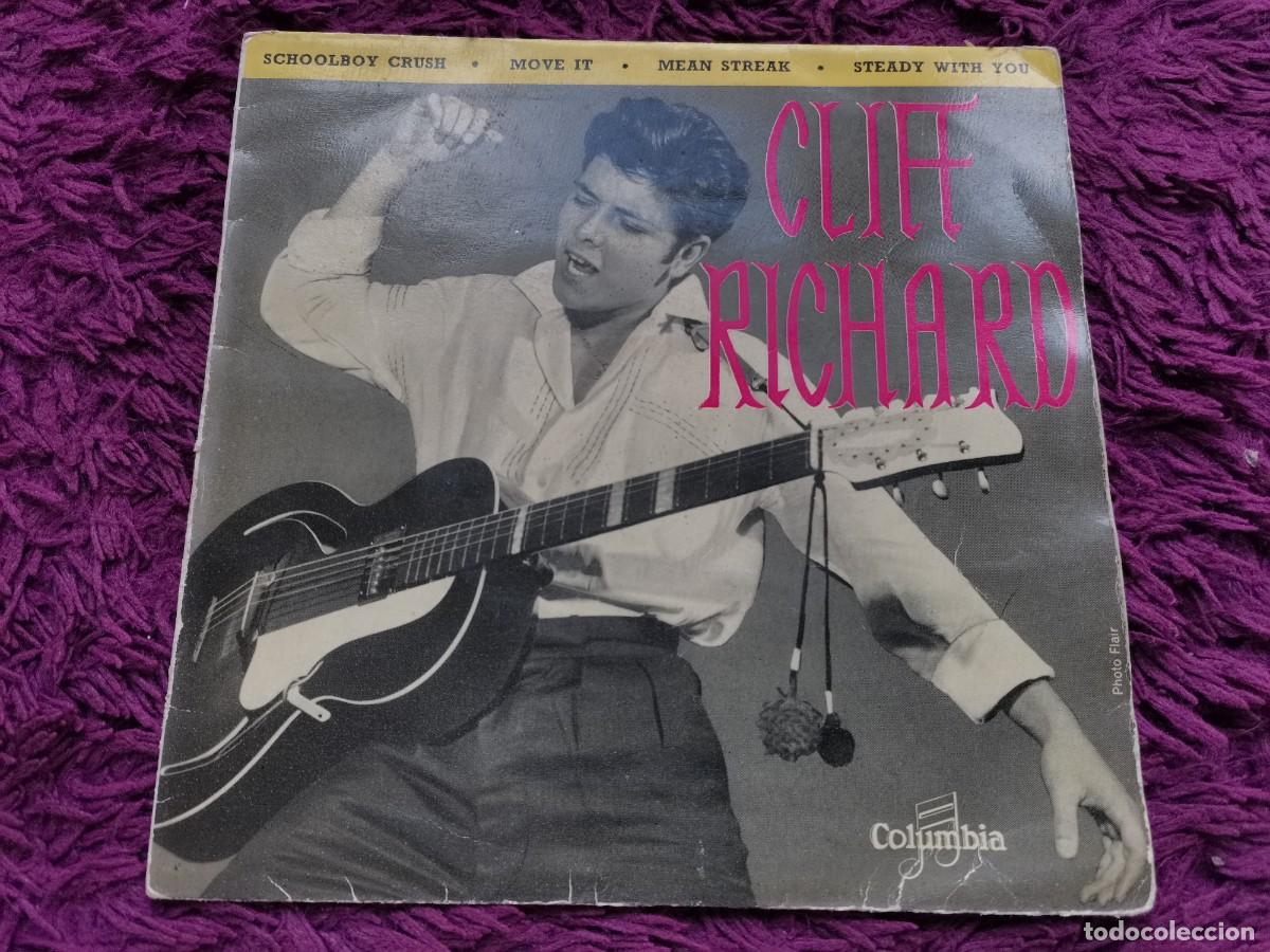 Discos de vinil: Cliff Richard &ndash; Schoolboy Crush Vinilo 7&rdquo; EP 1959 France ESDF 1272
