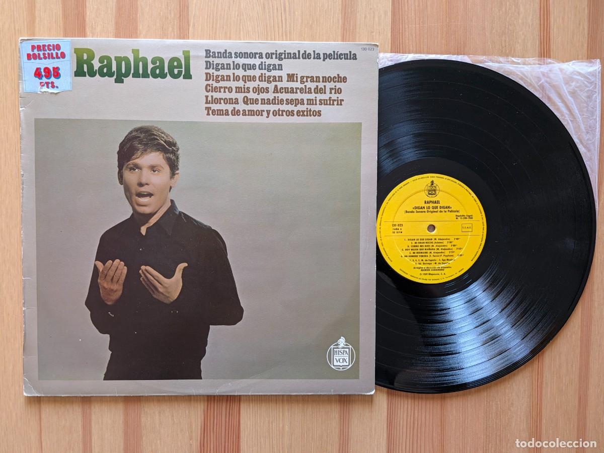 Discos de vinilo: Raphael &ndash; Digan Lo Que Digan (Banda Sonora Original De La Pelicula)