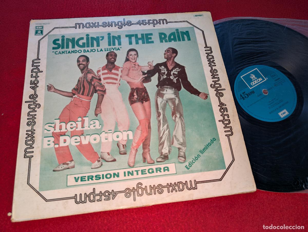 Discos de vinil: SHEILA B.DEVOTION Singin in the rain/Shake me 12'' MX 1978 EMI Odeon ESPA&Ntilde;A SPAIN