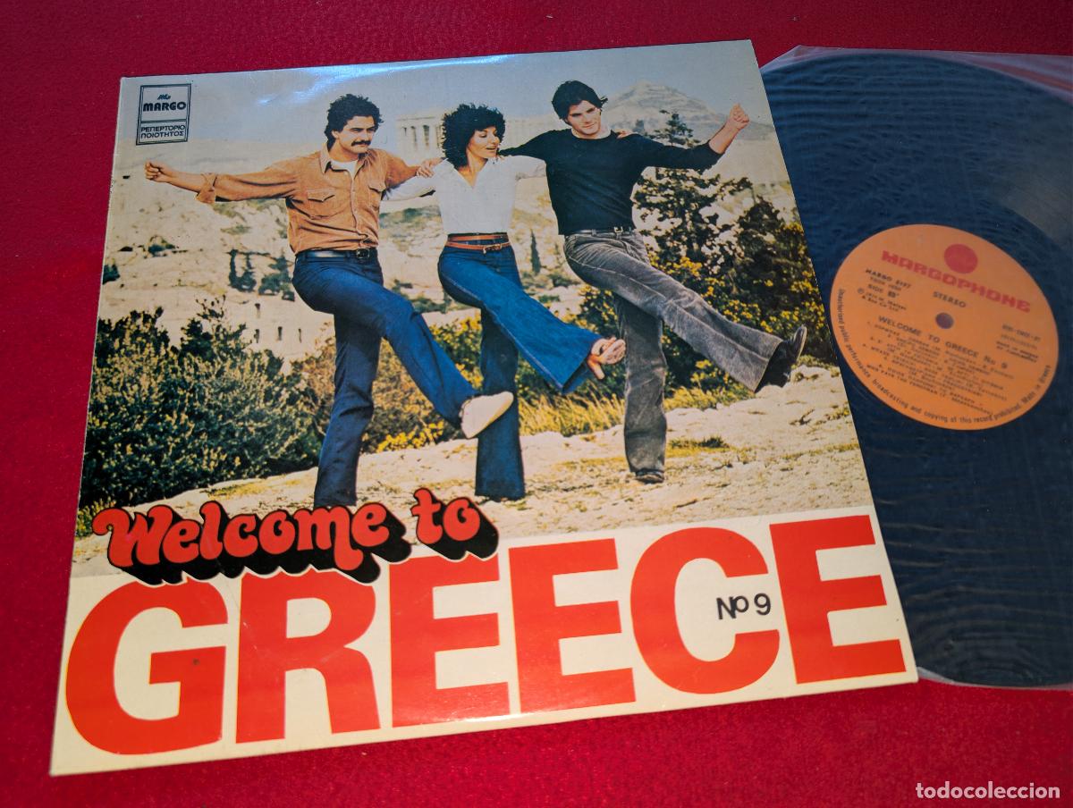 Discos de vinilo: WELCOME TO GREECE No 9 LP 1979 Margophone GREECE GRECIA FOLK