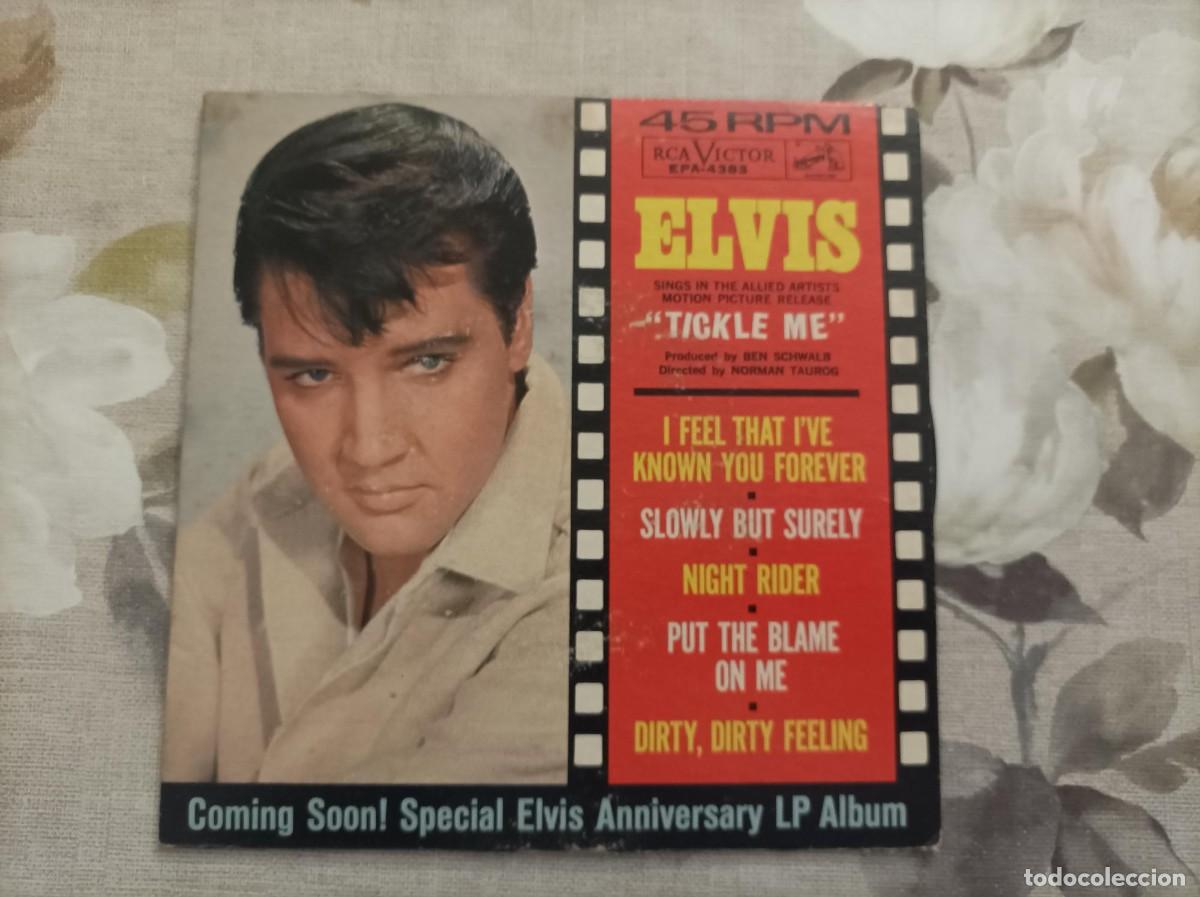 Disques de vinyle: Elvis Presley ep original USA-muy dificil-