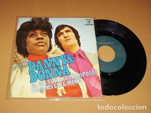 Discos de vinilo: DANNY & DONNA / DANNY DANIEL Y DONNA HIGHTOWER - EL VALS DE LAS MARIPOSAS - SINGLE - 1971