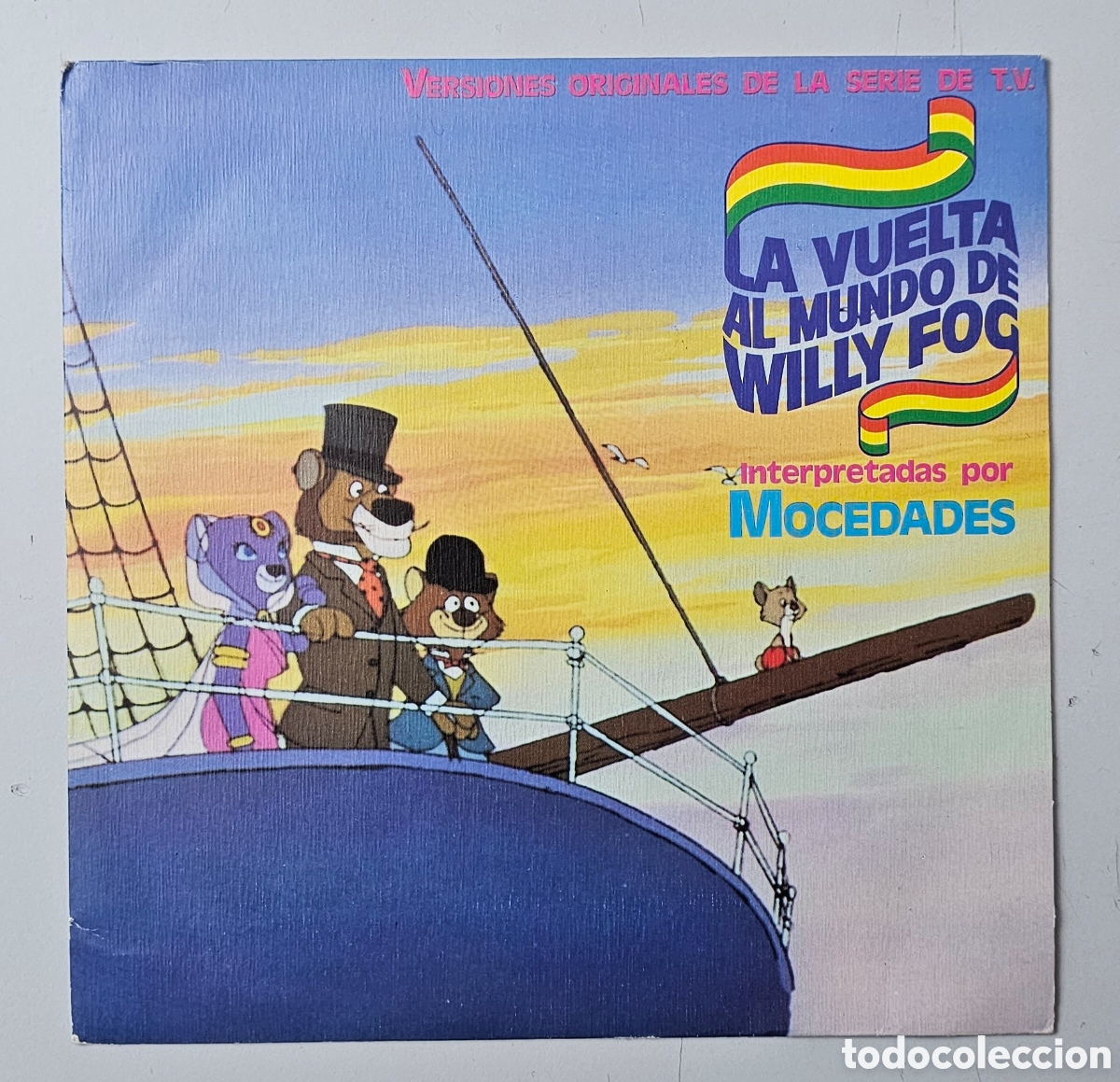 Discos de vinilo: MOCEDADES - La vuelta al mundo de Willy Fog (Espa&ntilde;a - CBS - 1983) PROMOCIONAL MUY RARO Y ESCASO