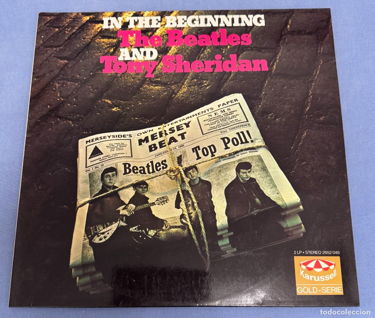 Dischi in vinile: beatles double 33t in the beginning & tony sheridan (karussel germany) NM NM