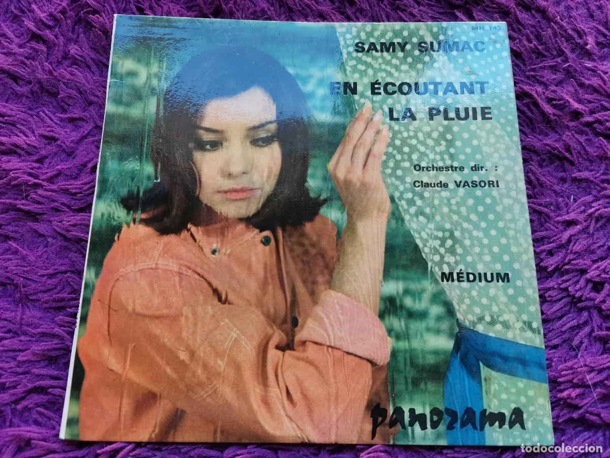 Discos de vinilo: Samy Sumac &ndash; En Ecoutant La Pluie Vinilo 7&rdquo; Single France MH 143
