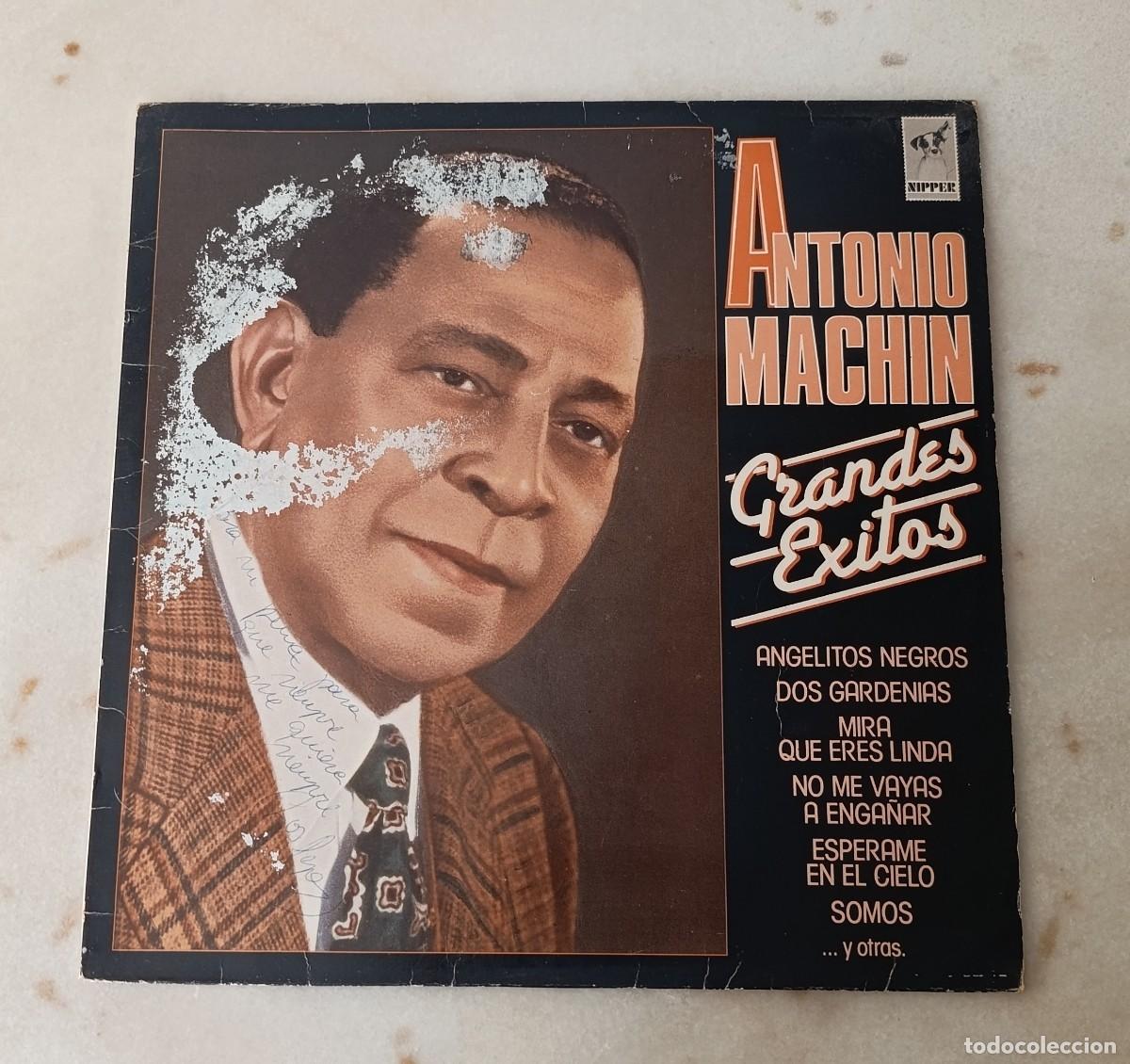 Vinyl records: Vinilo LP Antonio Machin Grandes Exitos Angelitos Negros EMI 1987 056 1218011
