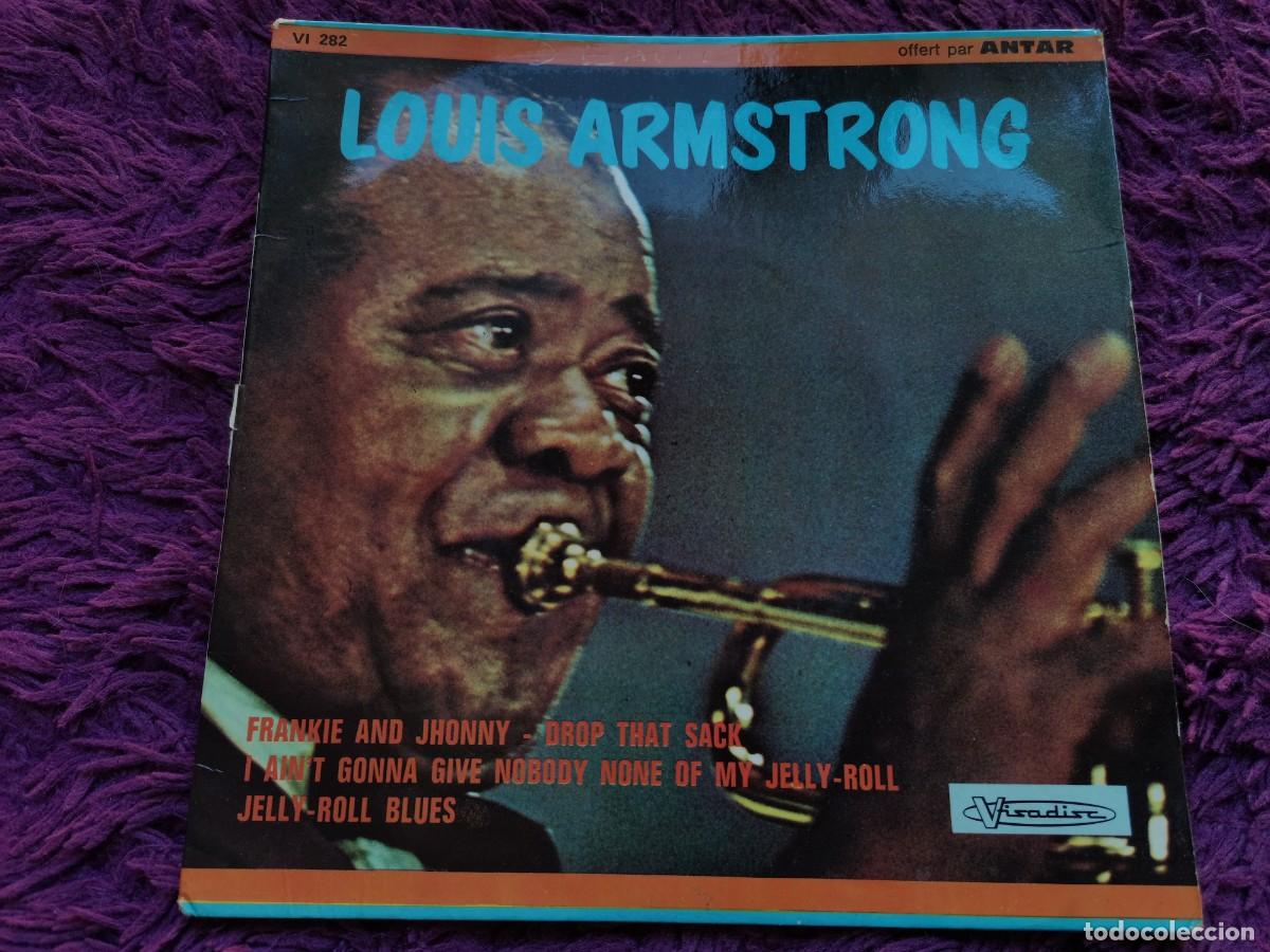 Discos de vinilo: Louis Armstrong &ndash; Frankie And Johnny Vinilo 7&rdquo; EP 1969 France VI 282