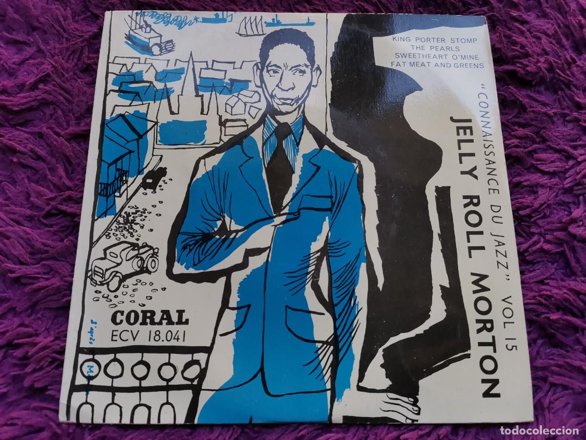 Discos de vinilo: Jelly Roll Morton &ndash; Connaissance Du Jazz Vol. 15 Vinilo 7&rdquo; EP France ECV 18.041