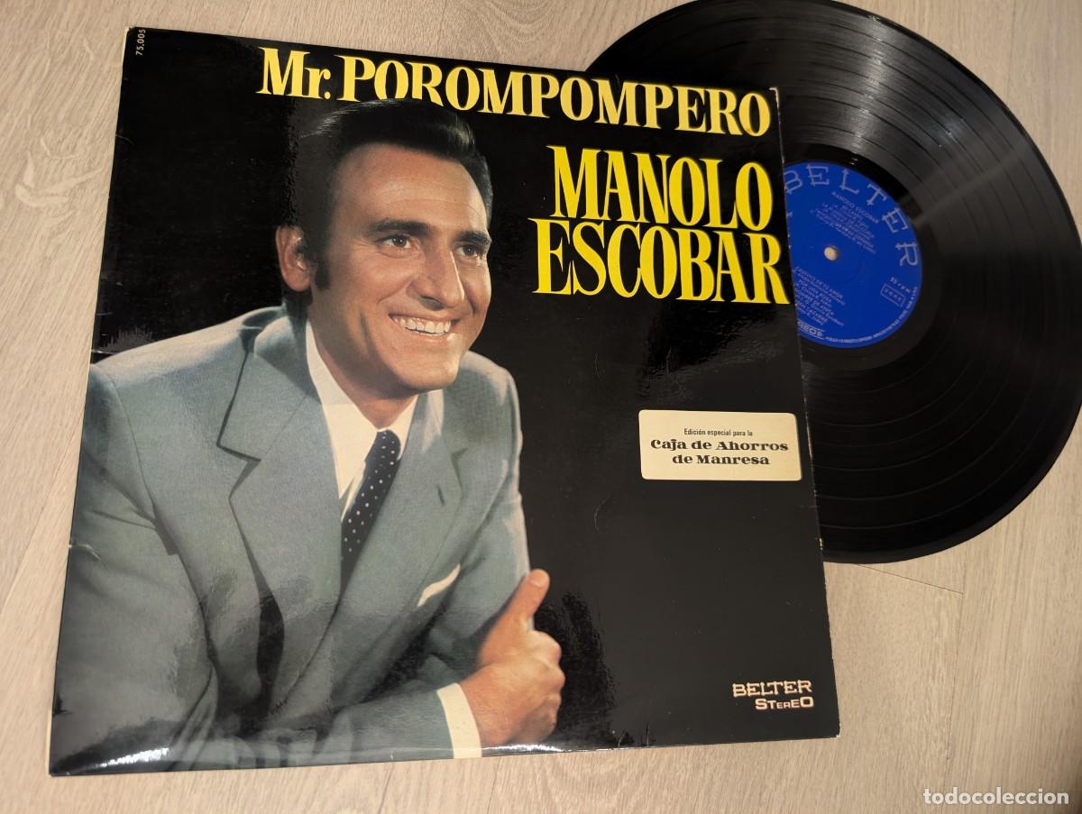 Discos de vinilo: MANOLO ESCOBAR - Mr POROMPOMPERO ..LP DE BELTER DE 1970 - 14 TEMAS DE GRAN EXITO