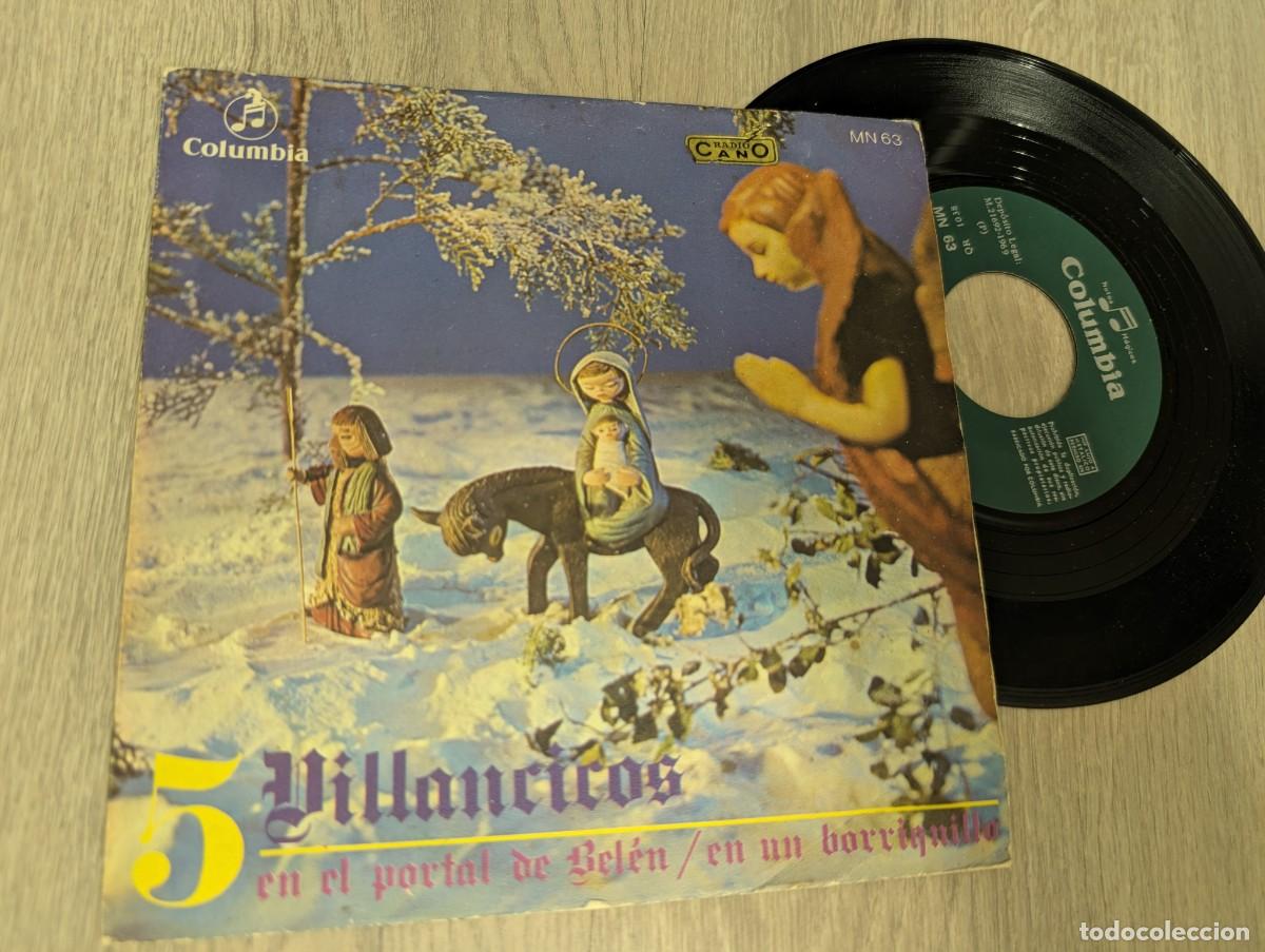 Vinyl-Schallplatten: VILLANCICOS - EN EL PORTAL DE BELEN + EN UN BORRIQUILLO .. EP DE 1969 - COLUMBIA - BUEN ESTADO