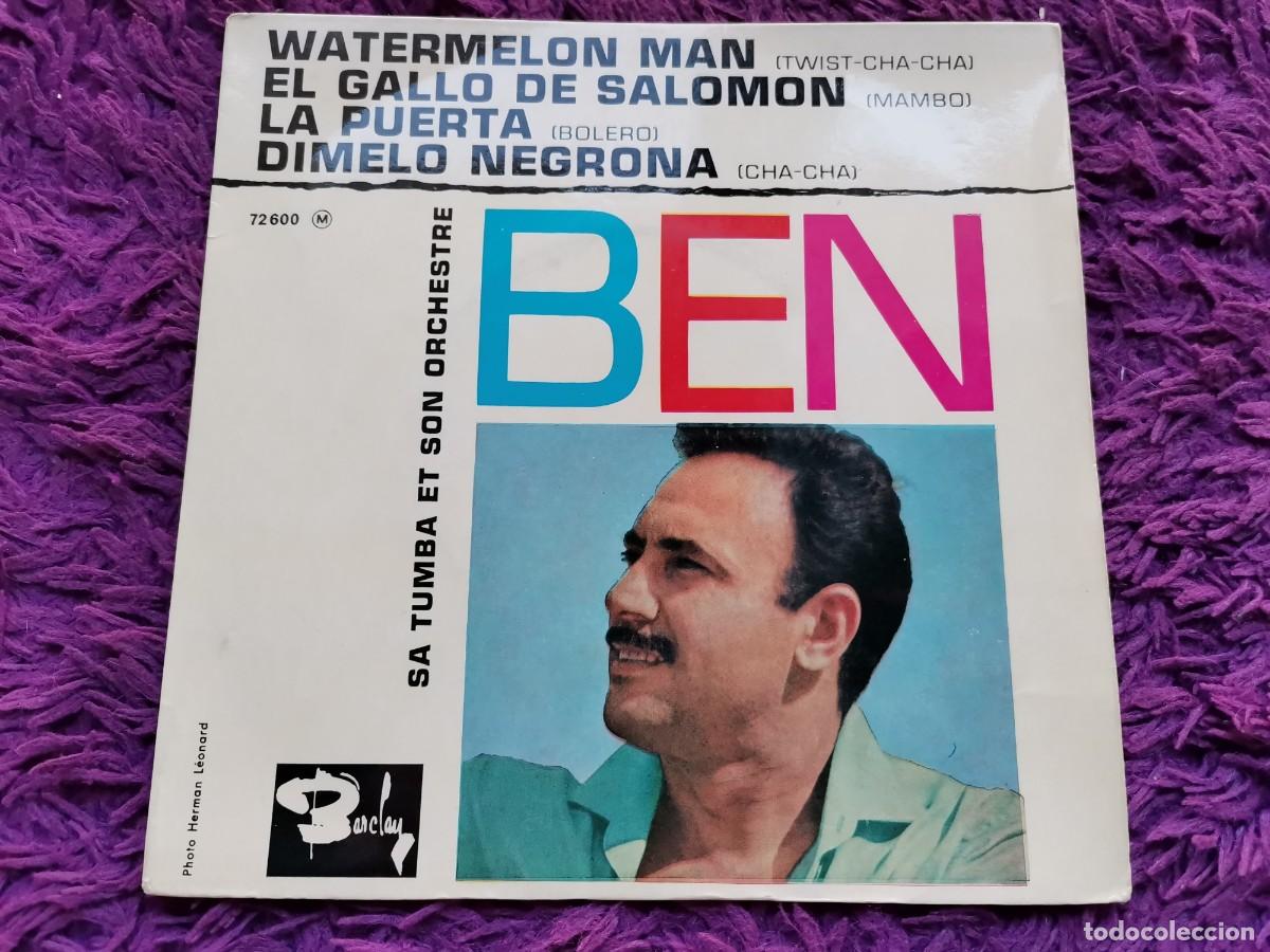 Discos de vinilo: Ben Sa Tumba Et Son Orchestre &ndash; Watermelon Man Vinilo 7&rdquo; EP 1963 France 72600