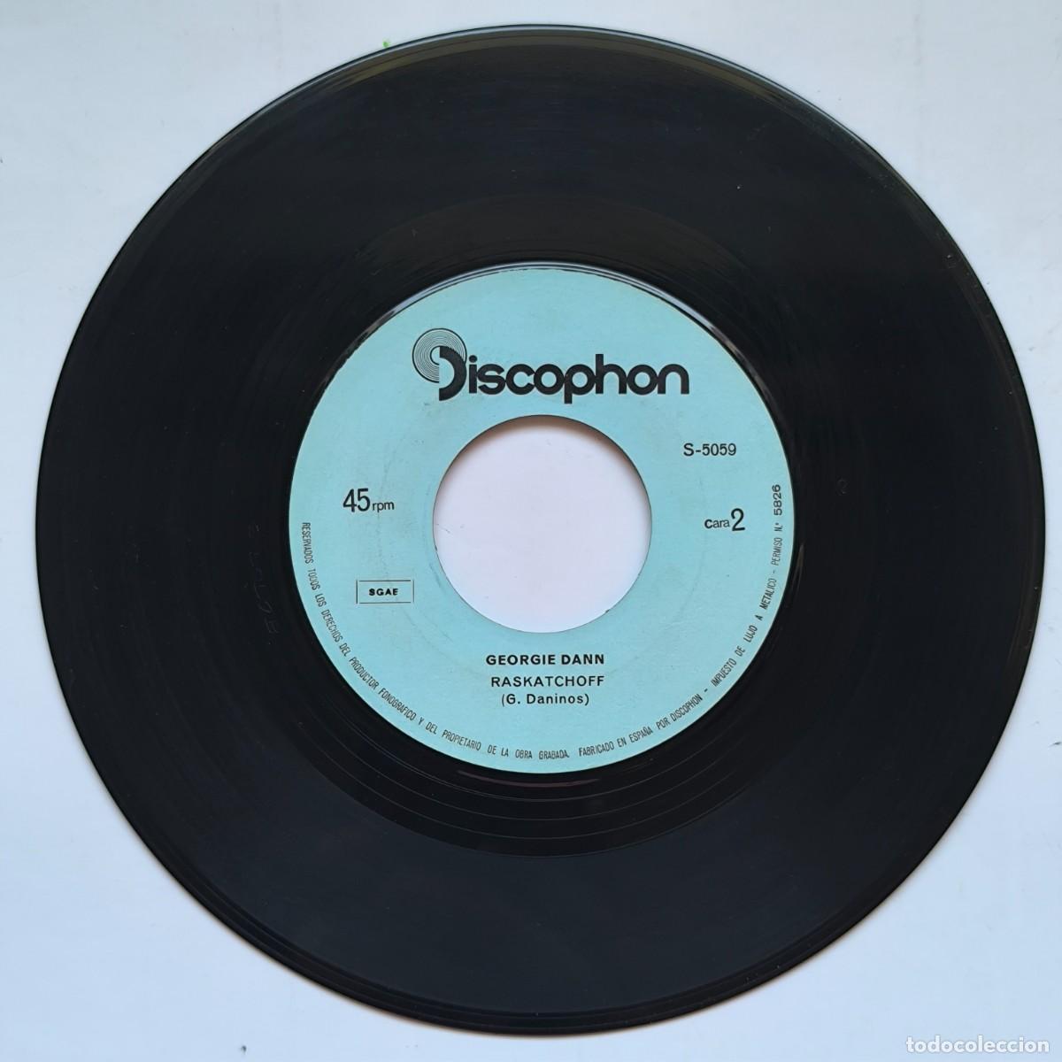 Discos de vinil: Georgie Dann &ndash; Casatschok / Raskatchoff &ndash; Single vinilo 45 RPM Discophon S-5059