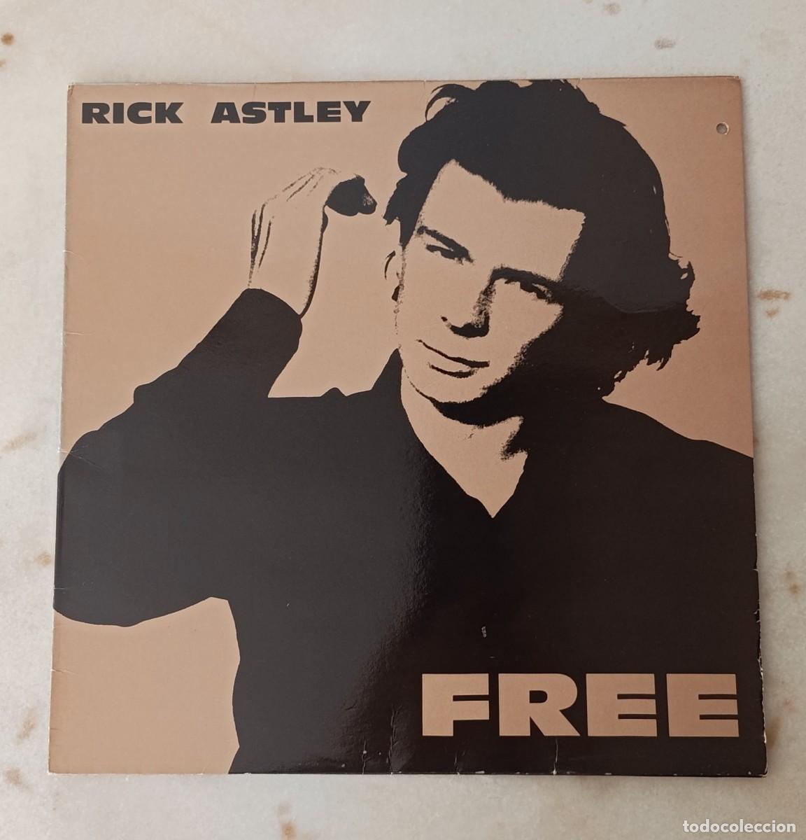 Vinyl records: Vinilo LP Rick Astley Free Cry For Help RCA BMG Espa&ntilde;a 1991 PL74896