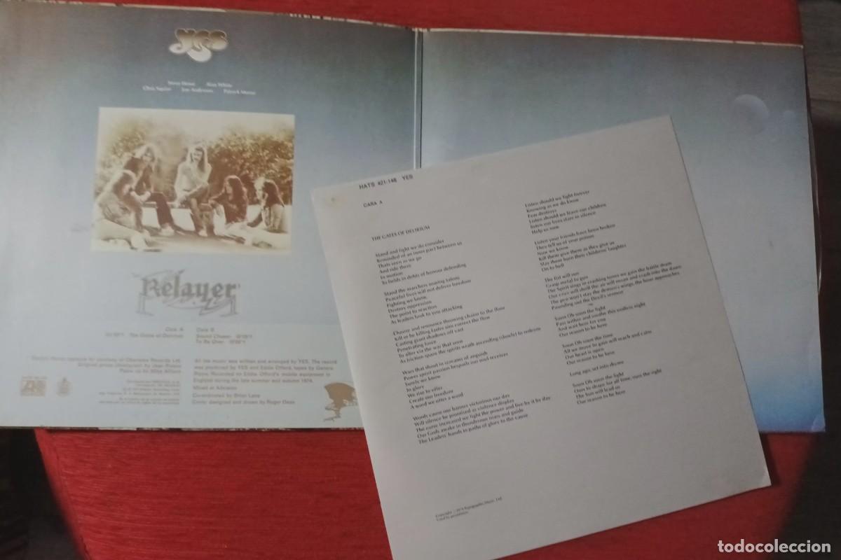 Discos de vinilo: YES - RELAYER - LP. PORTADA ABIERTA - Foto 2