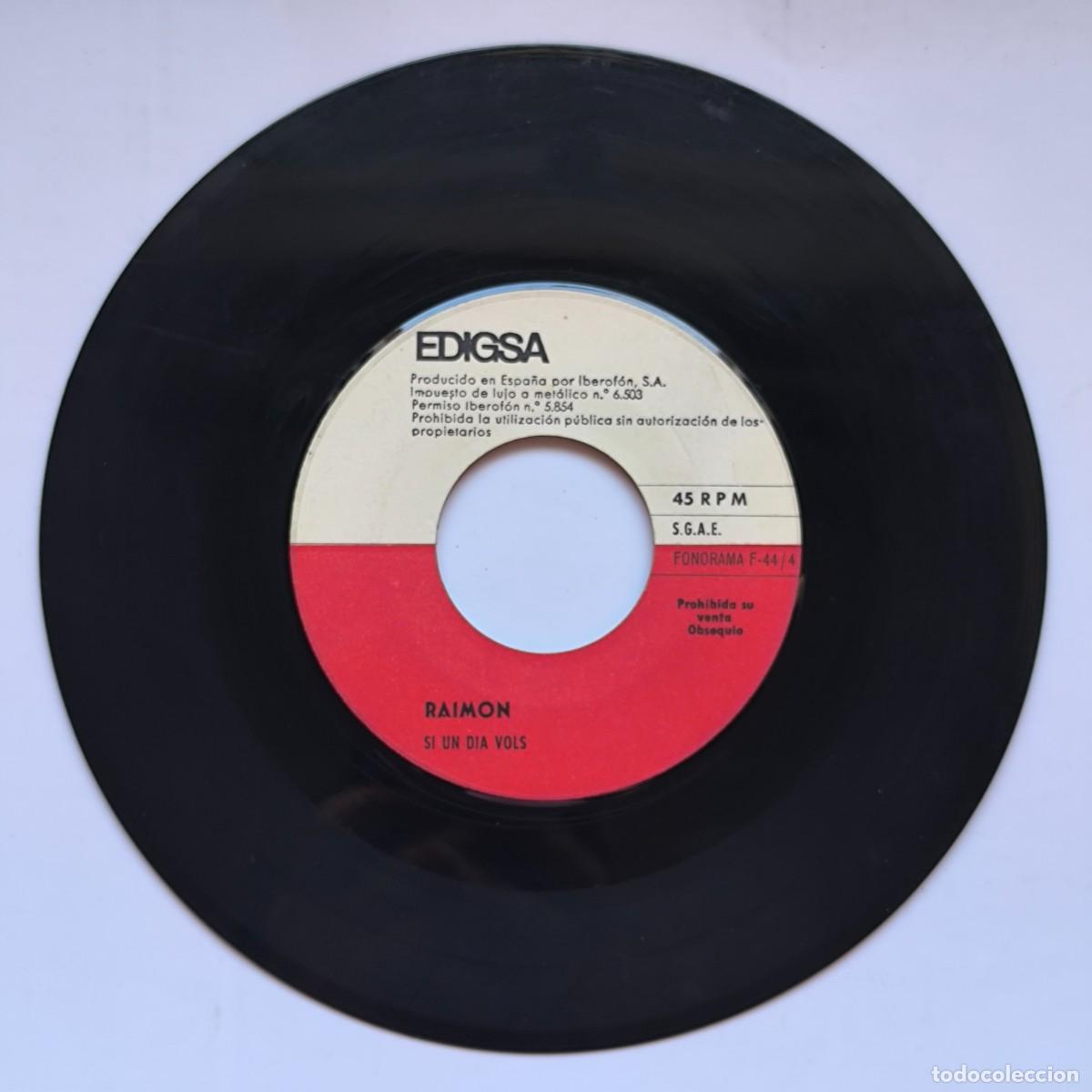 Discos de vinilo: Vinilo Raimon &ndash; Ahir (Diguem no) / Si un dia vols