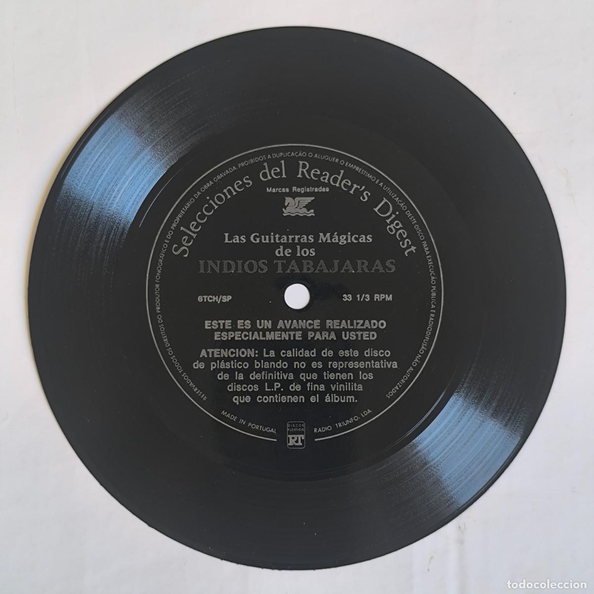 Discos de vinilo: Disco flexible Las Guitarras M&aacute;gicas de los Indios Tabajaras &ndash; Readers Digest - Foto 1