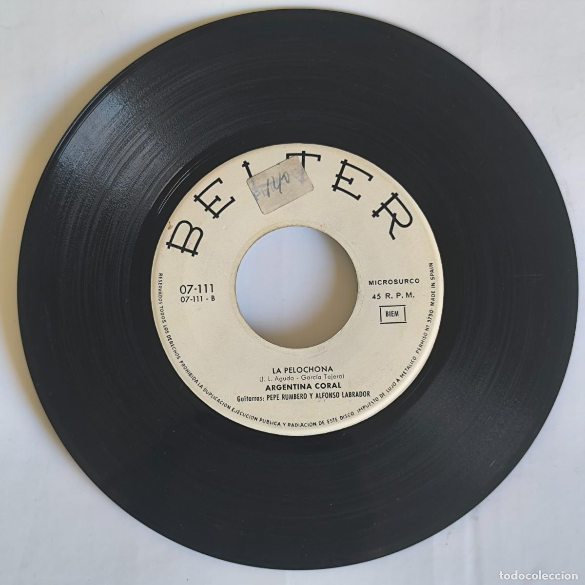 Discos de vinil: Vinilo Argentina Coral &ndash; La Cachumbera / La Pelochona &ndash; Belter 07-111