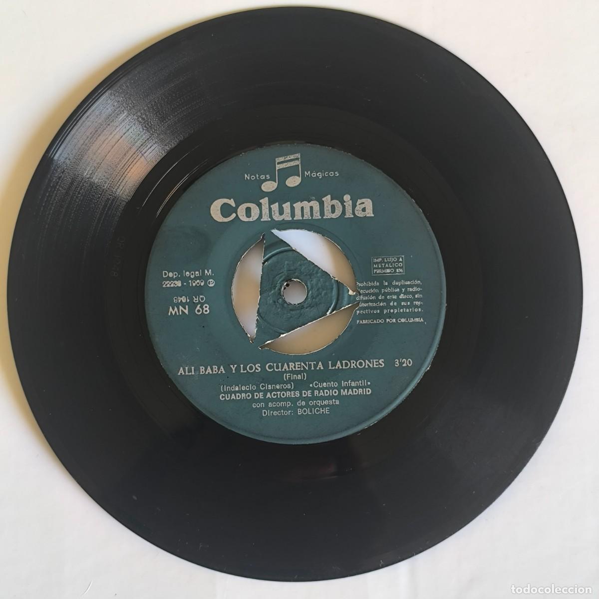 Discos de vinil: Vinilo Ali Bab&aacute; y los Cuarenta Ladrones &ndash; Cuento Infantil &ndash; Columbia MN 68