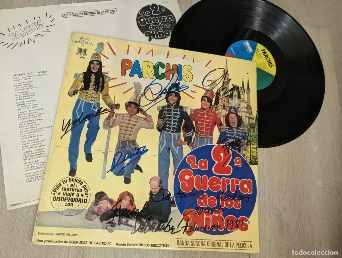 Discos de vinil: PARCHIS - LA 2&ordf; GUERRA DE LOS NI&Ntilde;OS ..LP DE 1981 - BELTER - CON ENCARTE ...FIRMADO POR EL GRUPO.