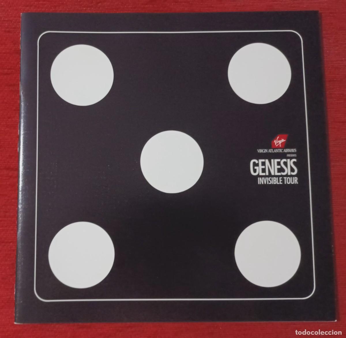 Discos de vinilo: GENESIS - INVISIBLE TOUR - LIBRETO