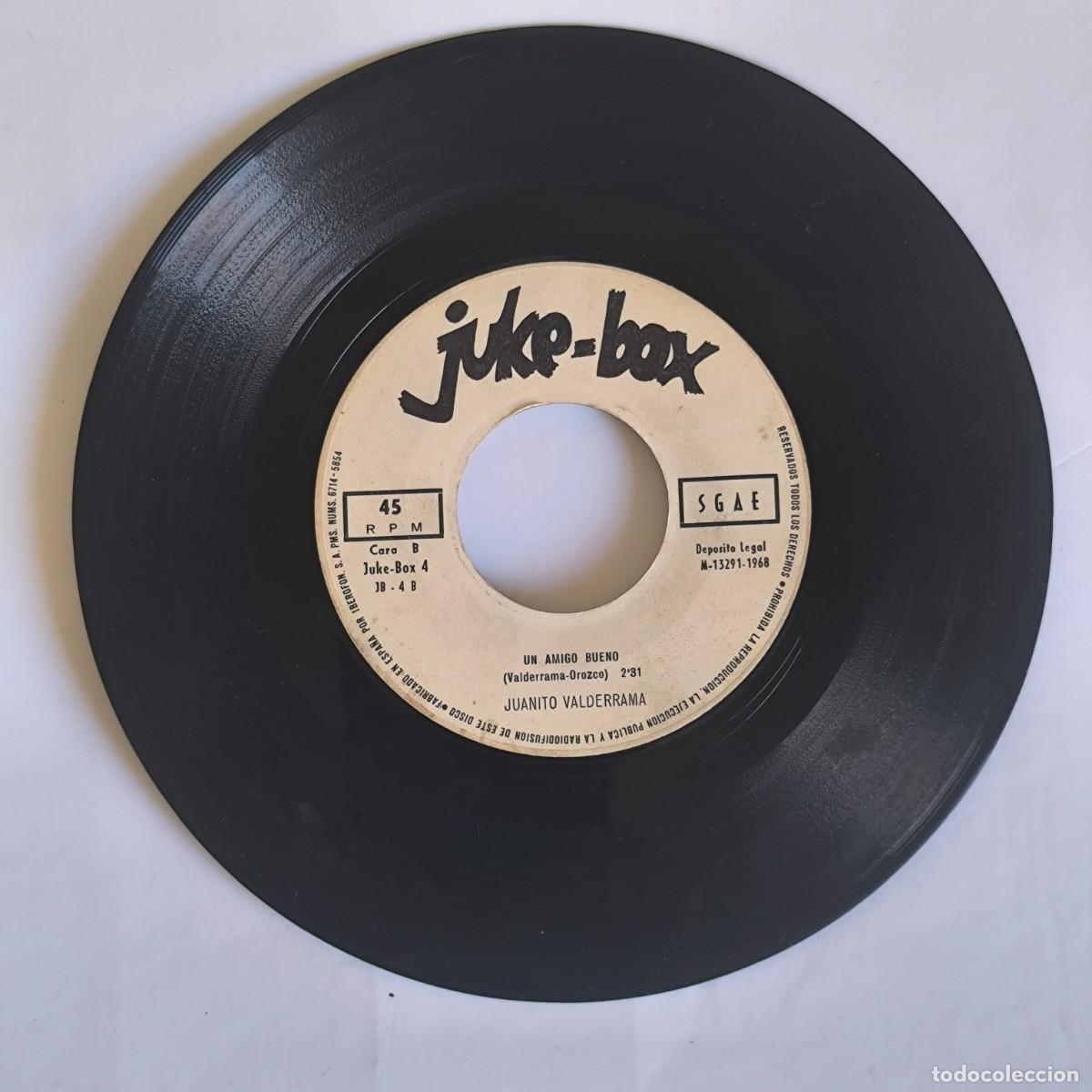 Discos de vinilo: Vinilo Juanito Valderrama &ndash; Los Gitanillos / Un Amigo Bueno &ndash; Juke-Box 4