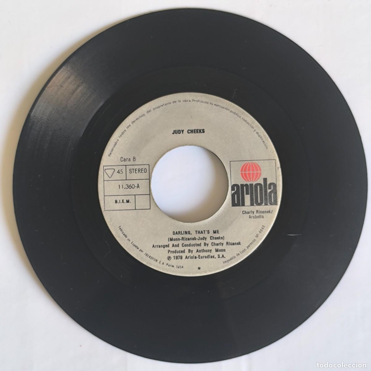 Discos de vinilo: Vinilo Judy Cheeks &ndash; Mellow Lovin&rsquo; / Darling, That&rsquo;s Me &ndash; Vinilo Single 1978