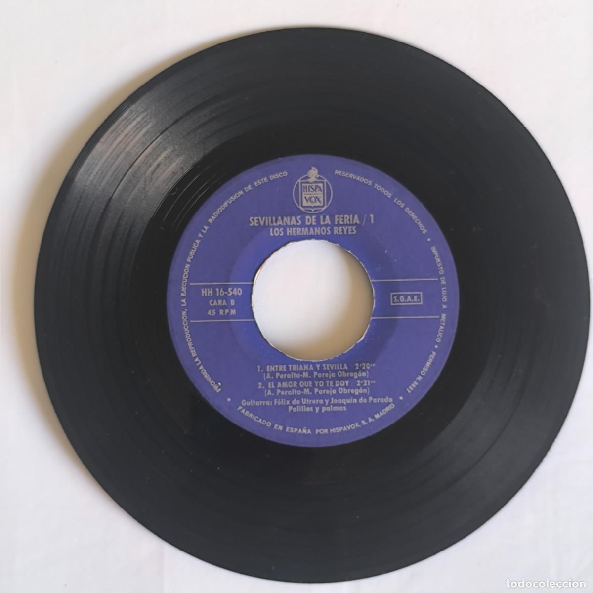 Discos de vinilo: Vinilo Los Hermanos Reyes - Sevillanas de la Feria 1 - Hispavox