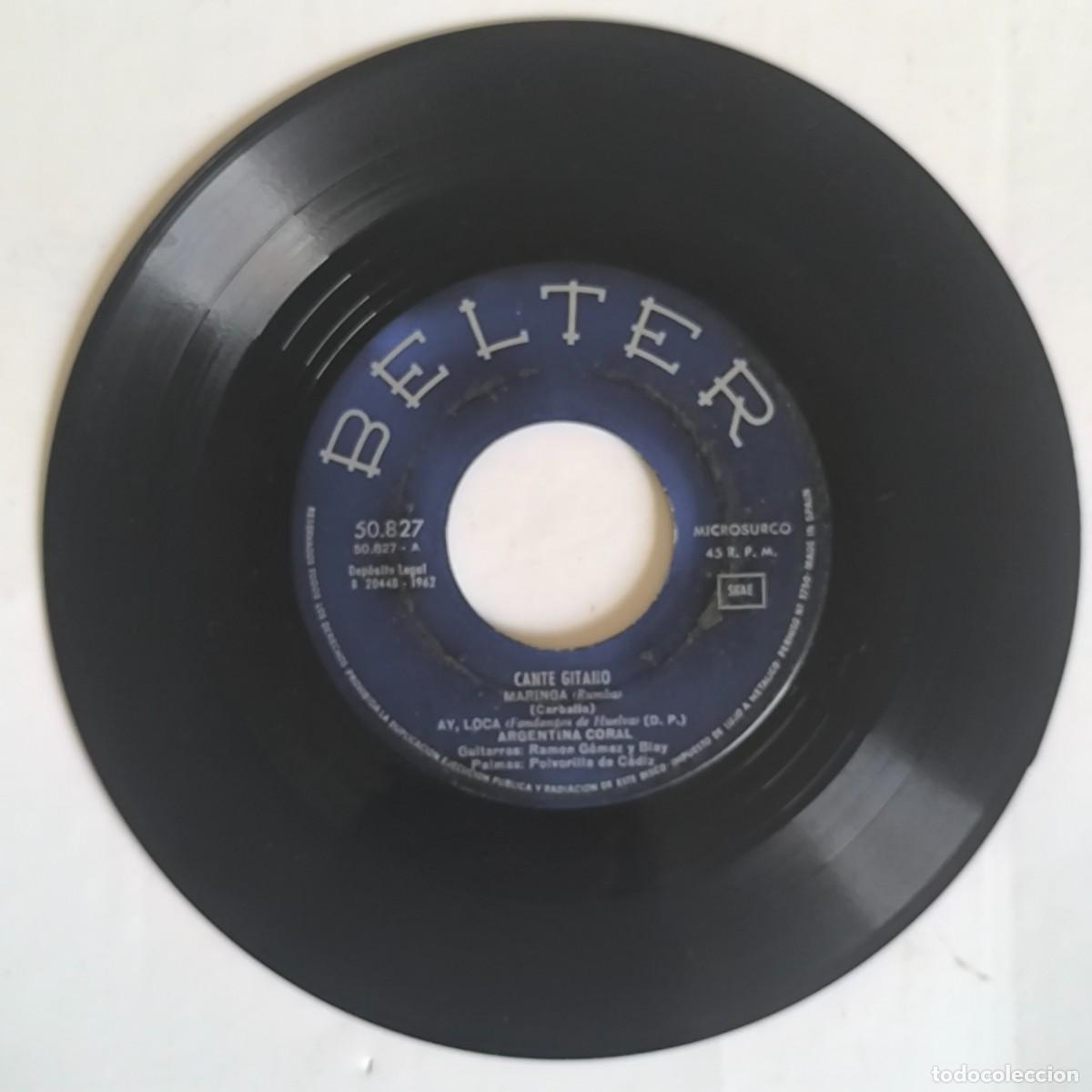 Discos de vinilo: Vinilo Argentina Coral - Cante Gitano / Marinera - Belter