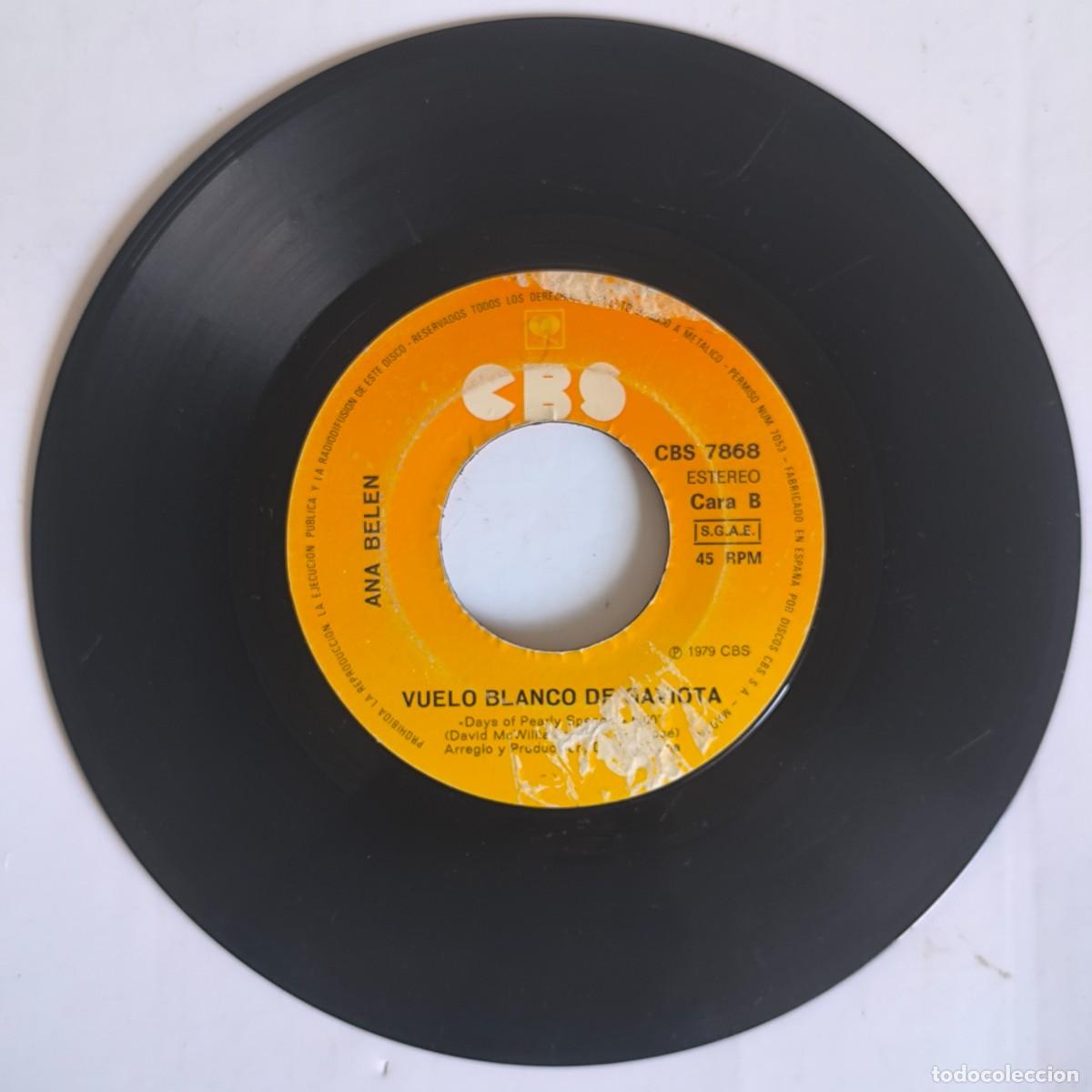 Discos de vinilo: Vinilo Ana Bel&eacute;n - Agapim&uacute; / Vuelo blanco de gaviota - CBS