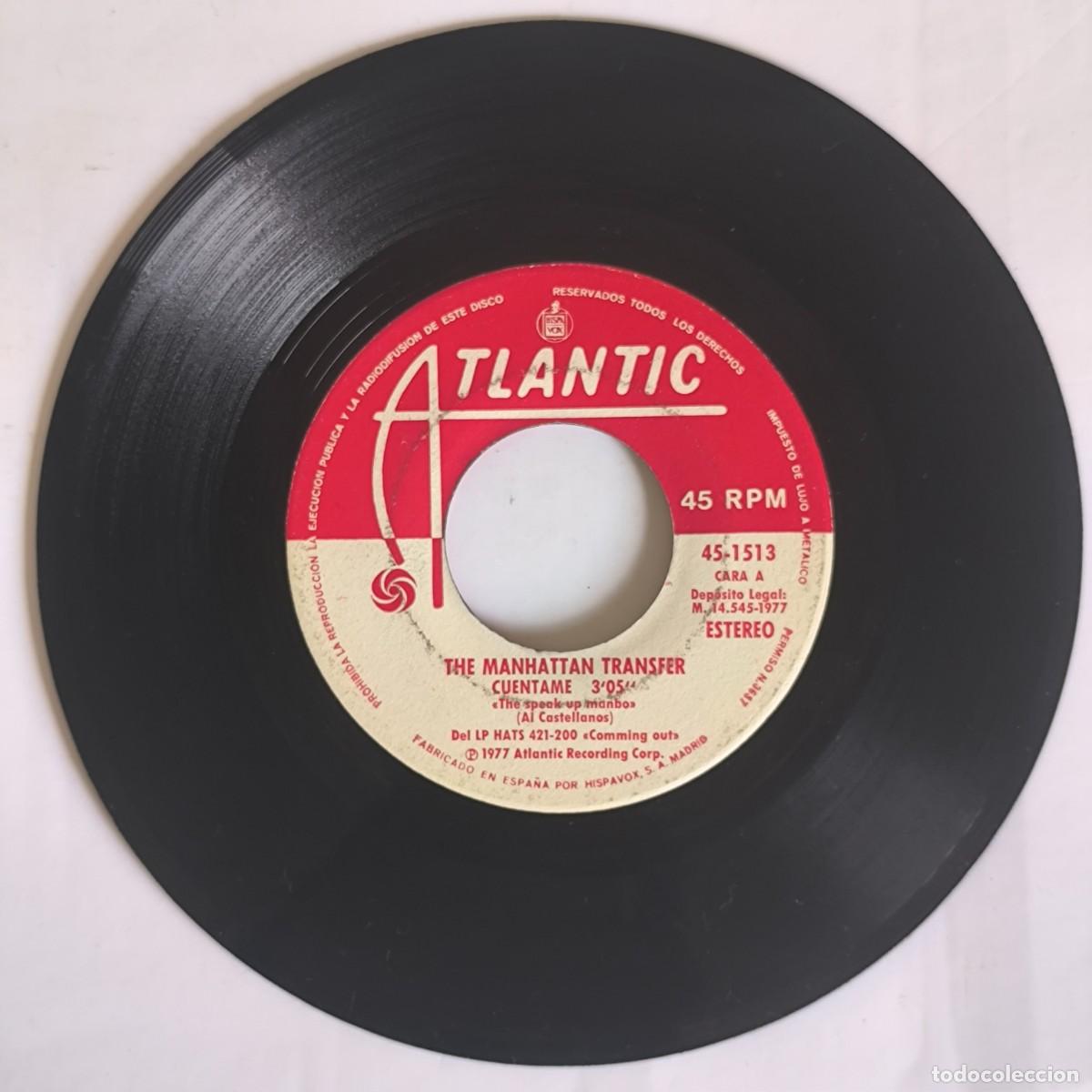 Discos de vinilo: Vinilo The Manhattan Transfer - Cu&eacute;ntame / Don't Let Go - Atlantic