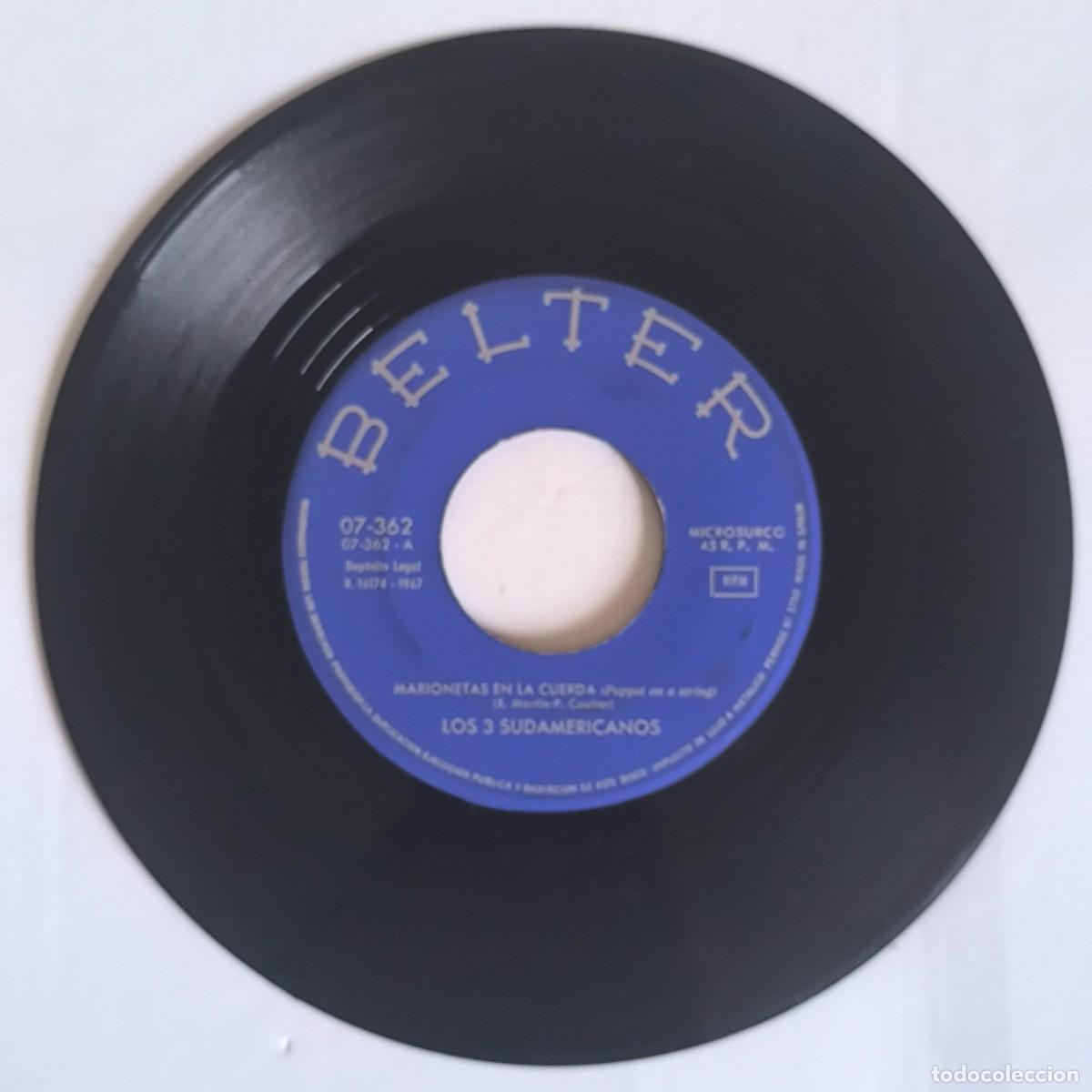 Discos de vinilo: Vinilo Los 3 Sudamericanos - La felicidad / Marionetas en la cuerda - Belter