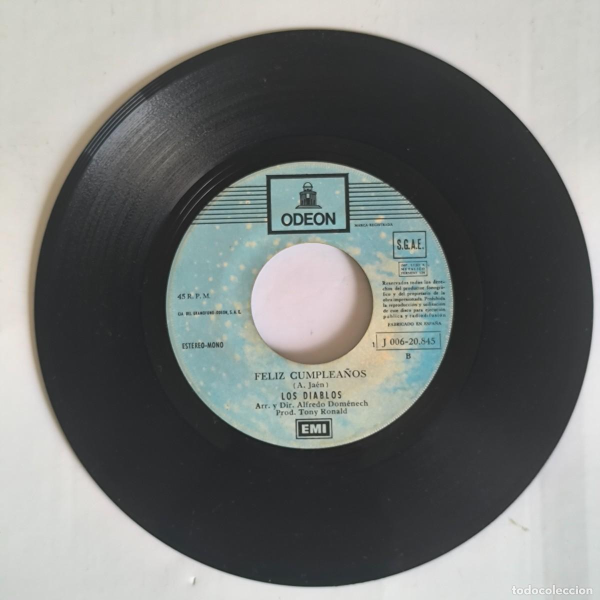 Discos de vinilo: Vinilo Los Diablos - Oh, Oh, July / Feliz cumplea&ntilde;os - Odeon
