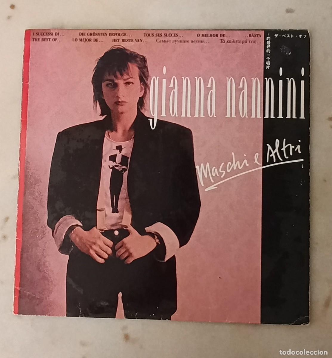 Vinyl-Schallplatten: Vinilo LP Gianna Nannini Maschi E Altri Fonit Cetra 1987 TGN9 Con Insert