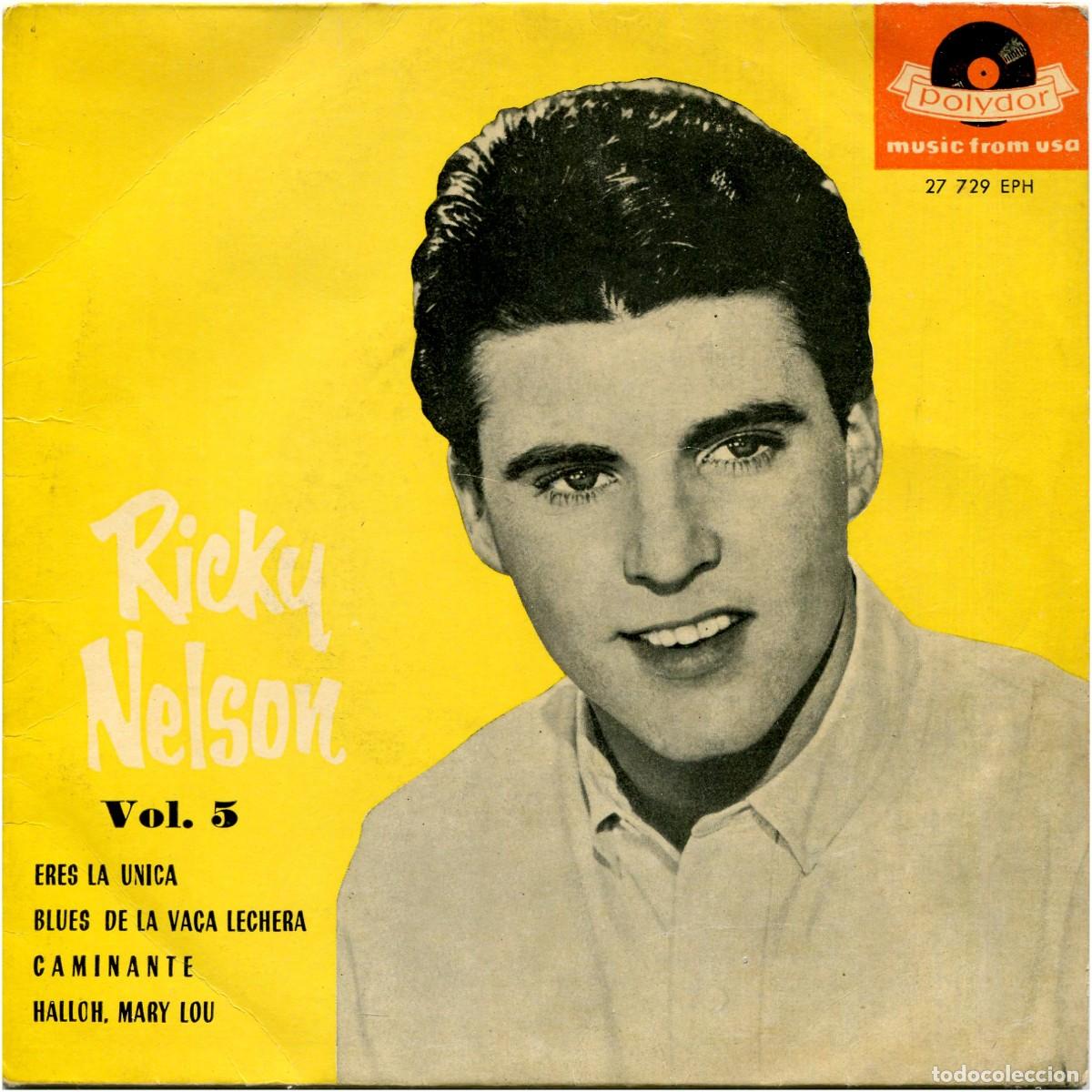 Discos de vinil: Ricky Nelson - Vol. 5 (You Are The Only One) - EP Spain 1961 - Polydor - VG+/VG+