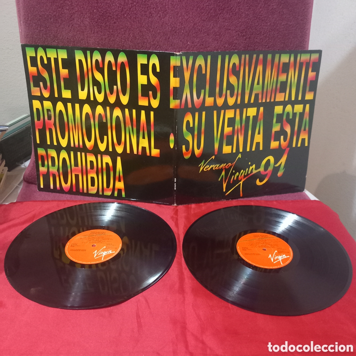 Vinyl-Schallplatten: LP DOBLE PROMOCIONAL/ZIGGY MARLEY/IGGY POP/ENIGMA/OMD/UB 40/MICHAEL OLDFIELD y mas!!!(1991 VIRGIN)