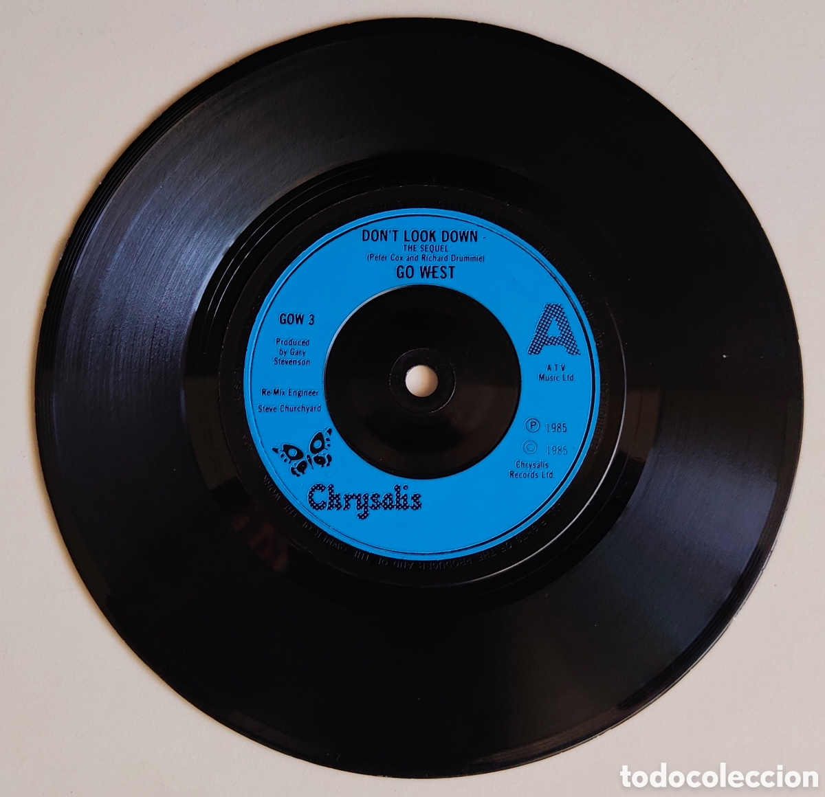 Discos de vinilo: GO WEST - Don't look down (the sequel) (1985) disco de vinilo single