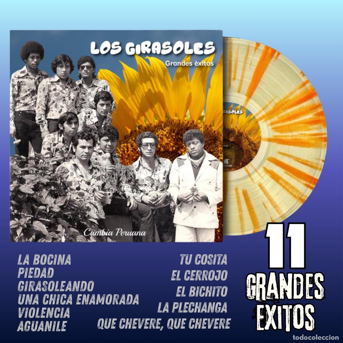 Discos de vinilo: Los Girasoles &rdquo;Grandes Exitos&rdquo; LP edicion peruana 2026