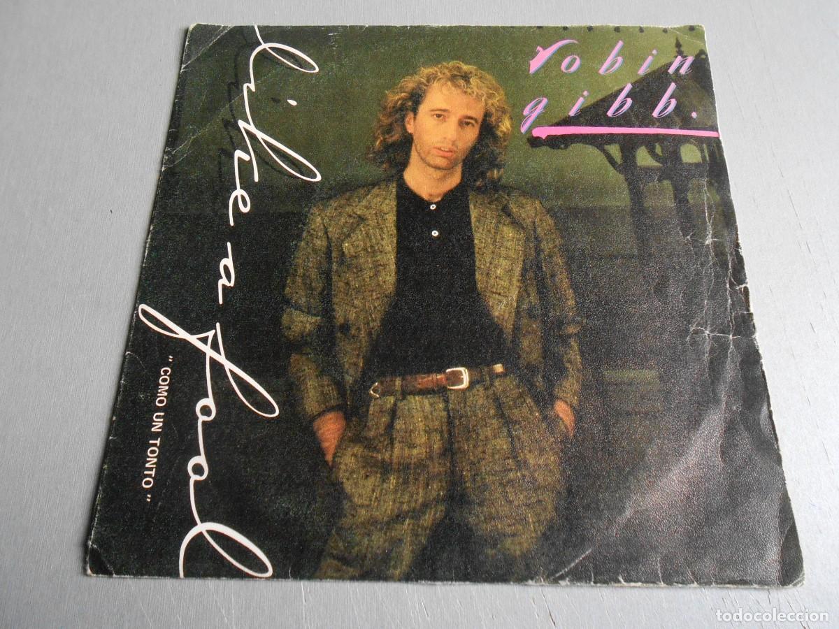 Discos de vinilo: ROBIN GIBB, SG , LIKE A FOOL + 1, A&Ntilde;O 1985, POLYDOR, 883.431-7