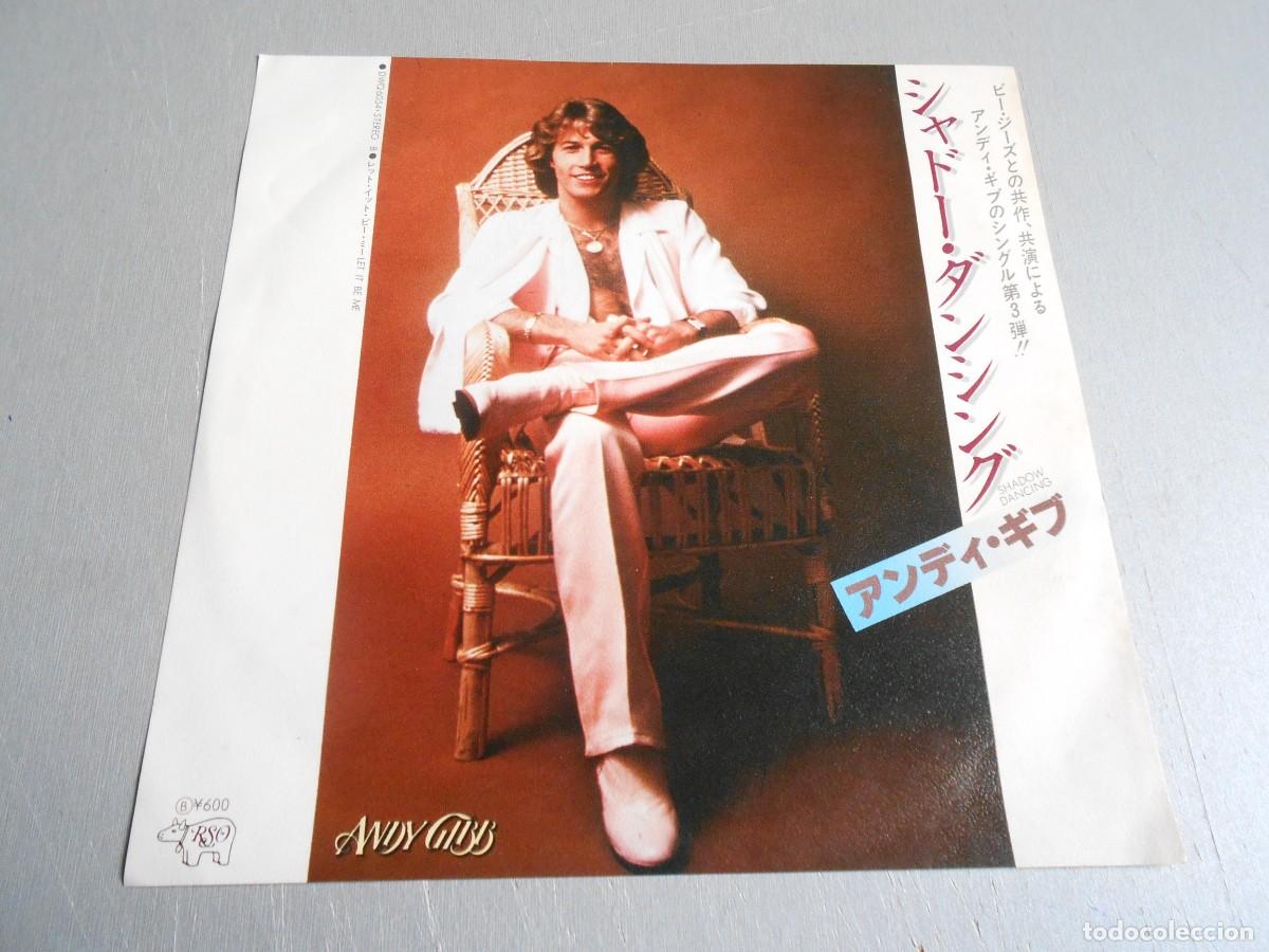 Discos de vinilo: ANDY GIBB, SG , SHADOW DANCING + 1, A&Ntilde;O 1978, RSO, DWQ 6054, MADE IN JAPAN