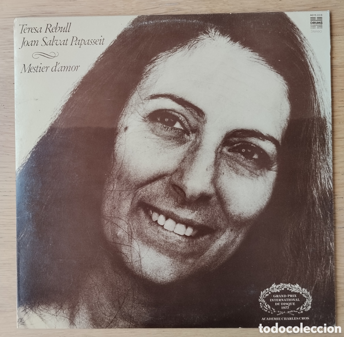 Vinyl-Schallplatten: TERESA REBULL/ JOAN SALVAT PAPASSEIT : &rdquo;MESTIER D'AMOR&rdquo; LP VINILO 1978 - FOLK