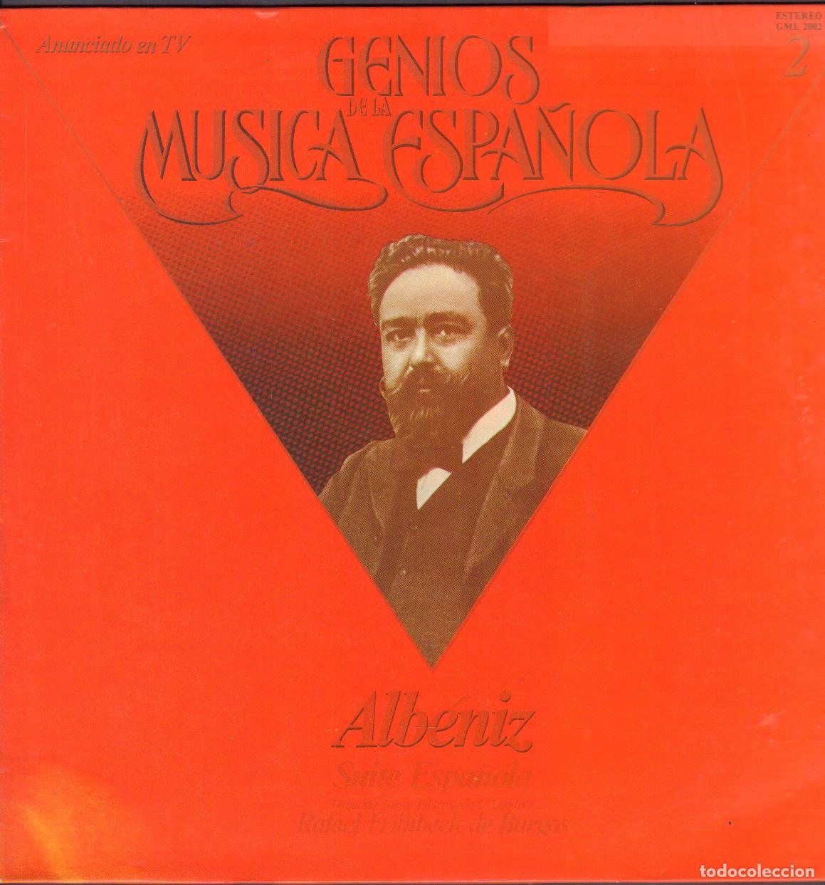 Vinyl-Schallplatten: ALBENIZ - COLECCION &rdquo;GENIOS DE LA MUSICA ESPA&Ntilde;OLA&rdquo; - SUITE ESPA&Ntilde;OLA.../ LP COLUMBIA 1981 RF-26946