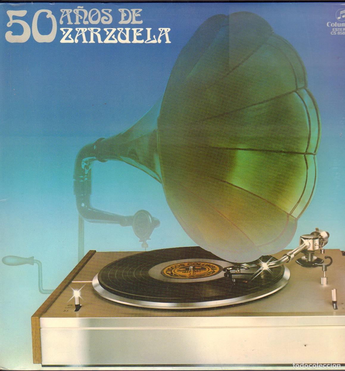 Discos de vinil: 50 A&Ntilde;OS DE ZARZUELA - MARINA, EL NI&Ntilde;O JUDIO, LA VILLANA, MARUXA.../ SOLO LP N&ordm; 2 COLUMBIA RF-26949