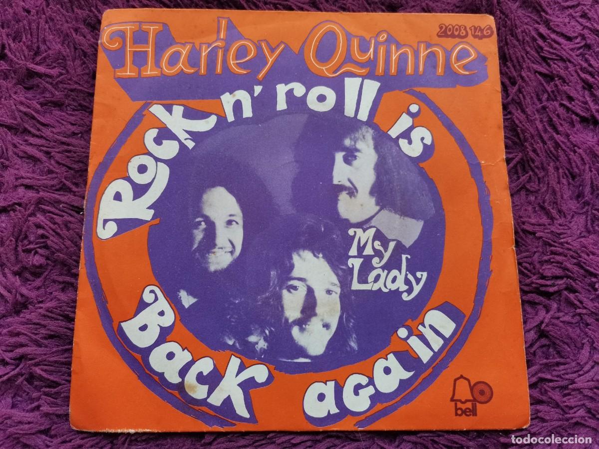 Discos de vinilo: Harley Quinne &ndash; Rock And Roll Is Back Again Vinilo 7&rdquo; Single 1973 France 2008 146