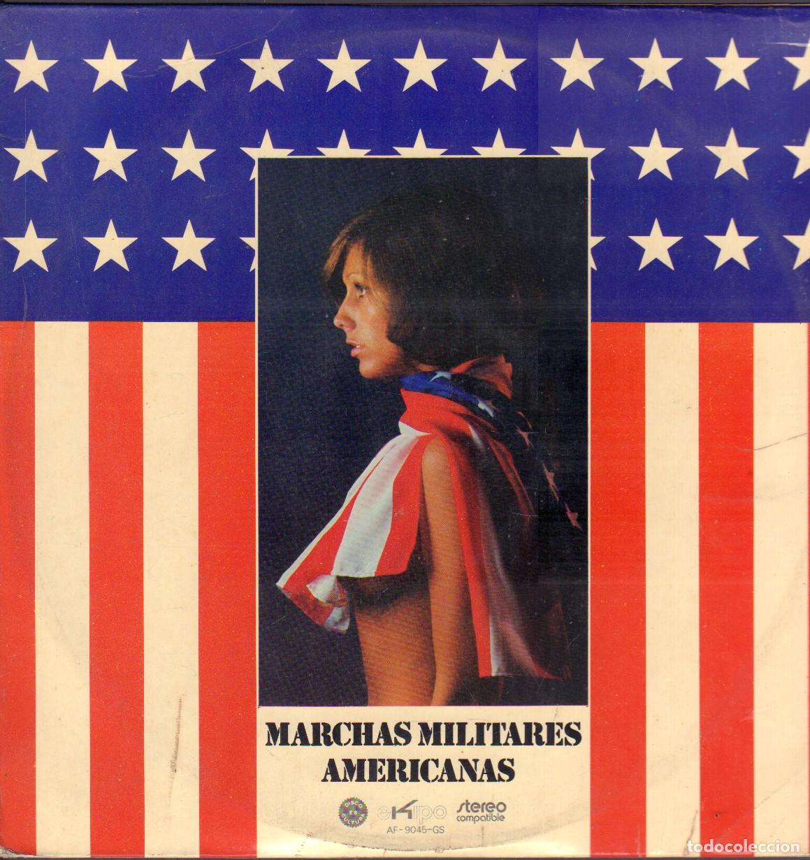 Discos de vinilo: MARCHAS MILITARES AMERICANAS - EL CAPITAN, KING COTTON, GLORY.../ LP EKYPO 1974 RF-26967