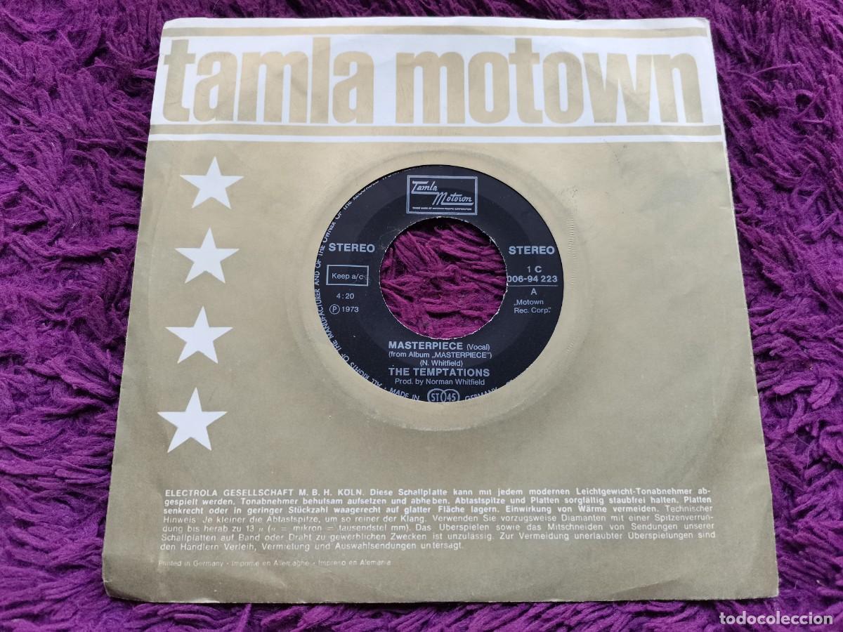 Discos de vinilo: The Temptations &ndash; Masterpiece Vinilo 7&rdquo; Single 1973 Germany 1C 006-94 223