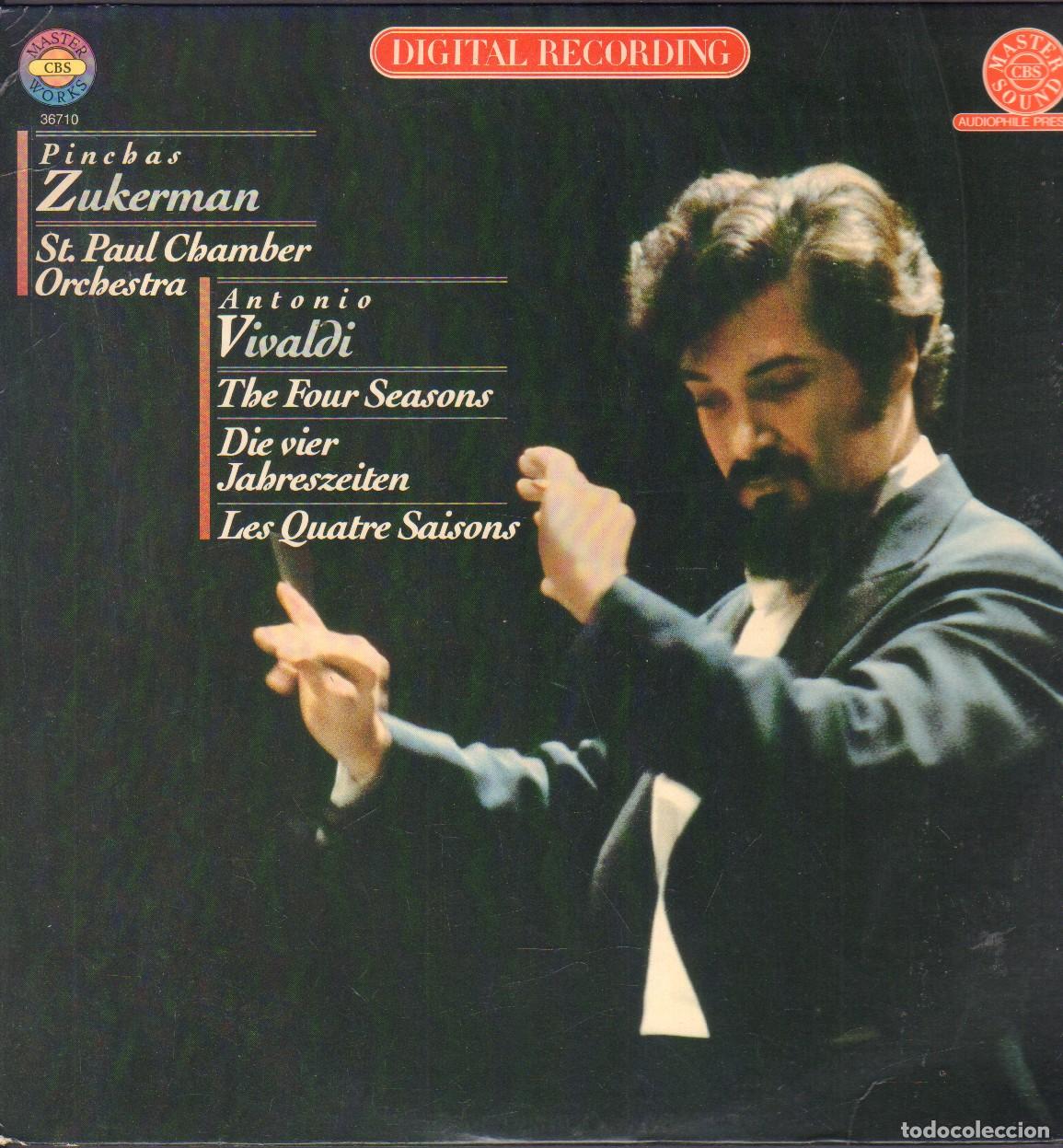 Dischi in vinile: PINCHAS ZUKERMAN (ST. PAUL CHAMBER ORCHESTRA) - ANTONIO VIVALDI / LP CBS 1981 RF-26970