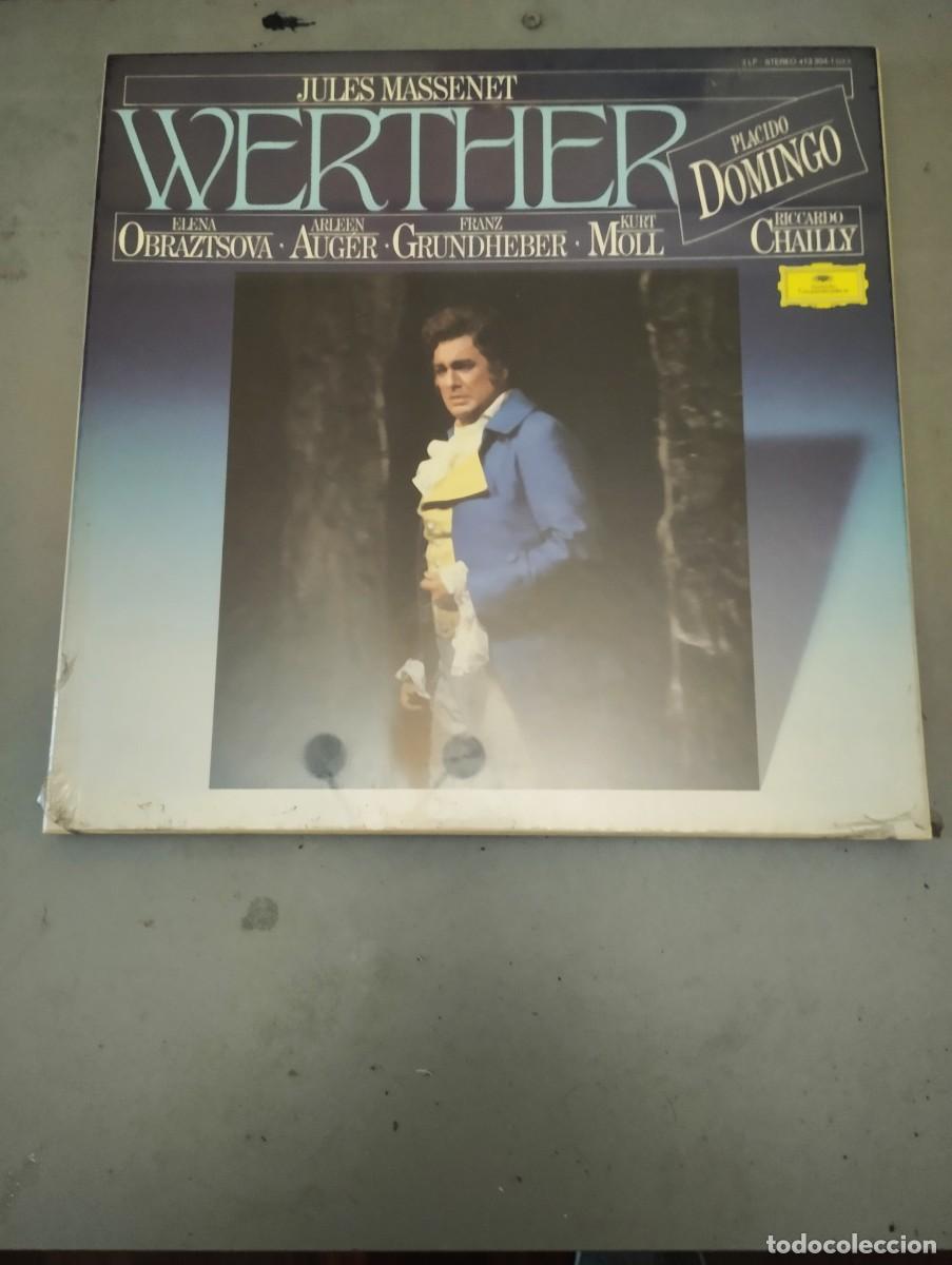Discos de vinilo: WERTHER PLACIDO DOMINGO 3 X LP CAJA PRECINTADA