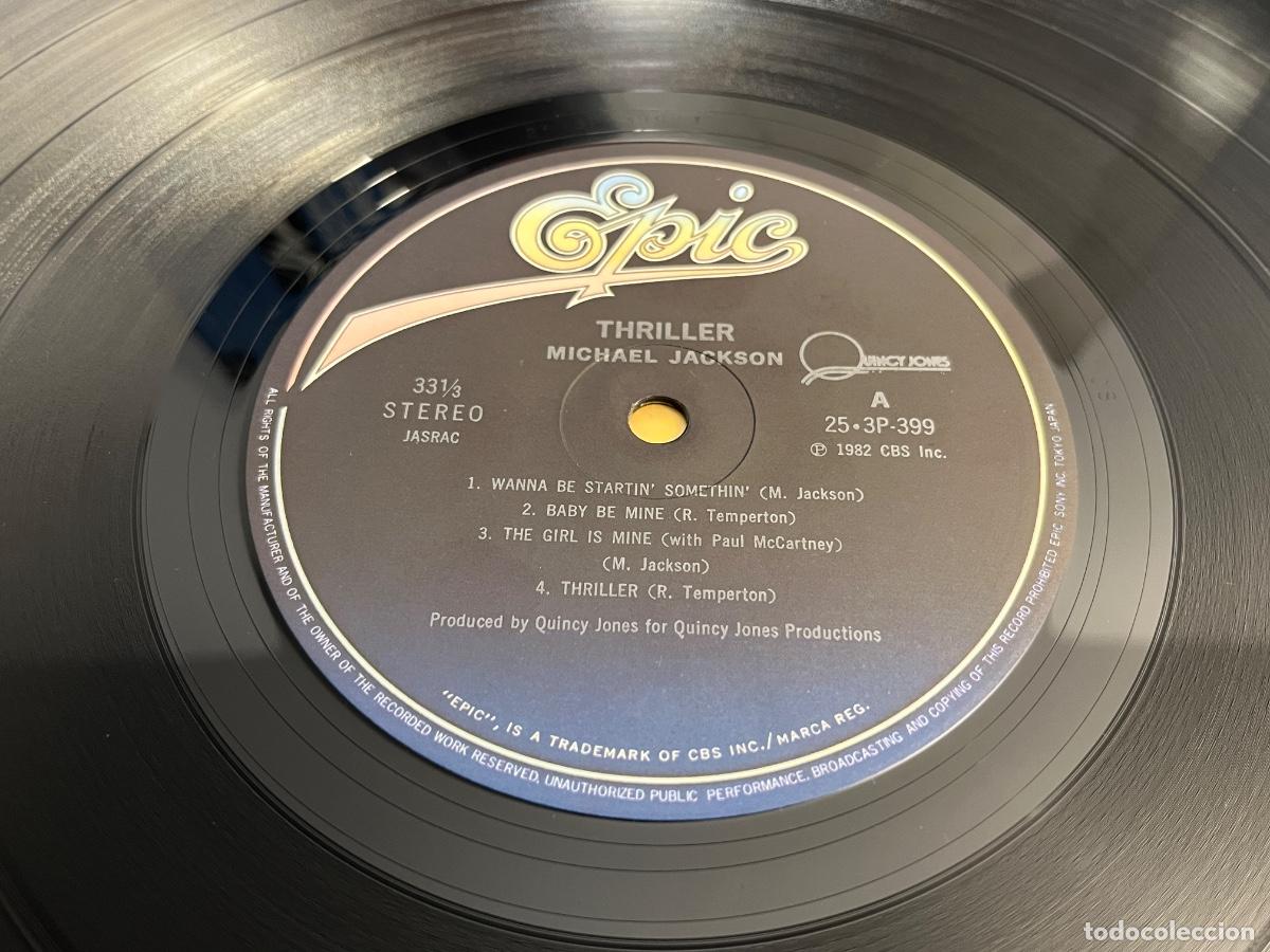 Discos de vinilo: Michael Jackson - Thriller (Jap&oacute;n 1982) - Foto 4